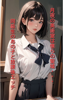 月夜の美術室は僕らの聖域…同級生のあの子と放課後エッチ