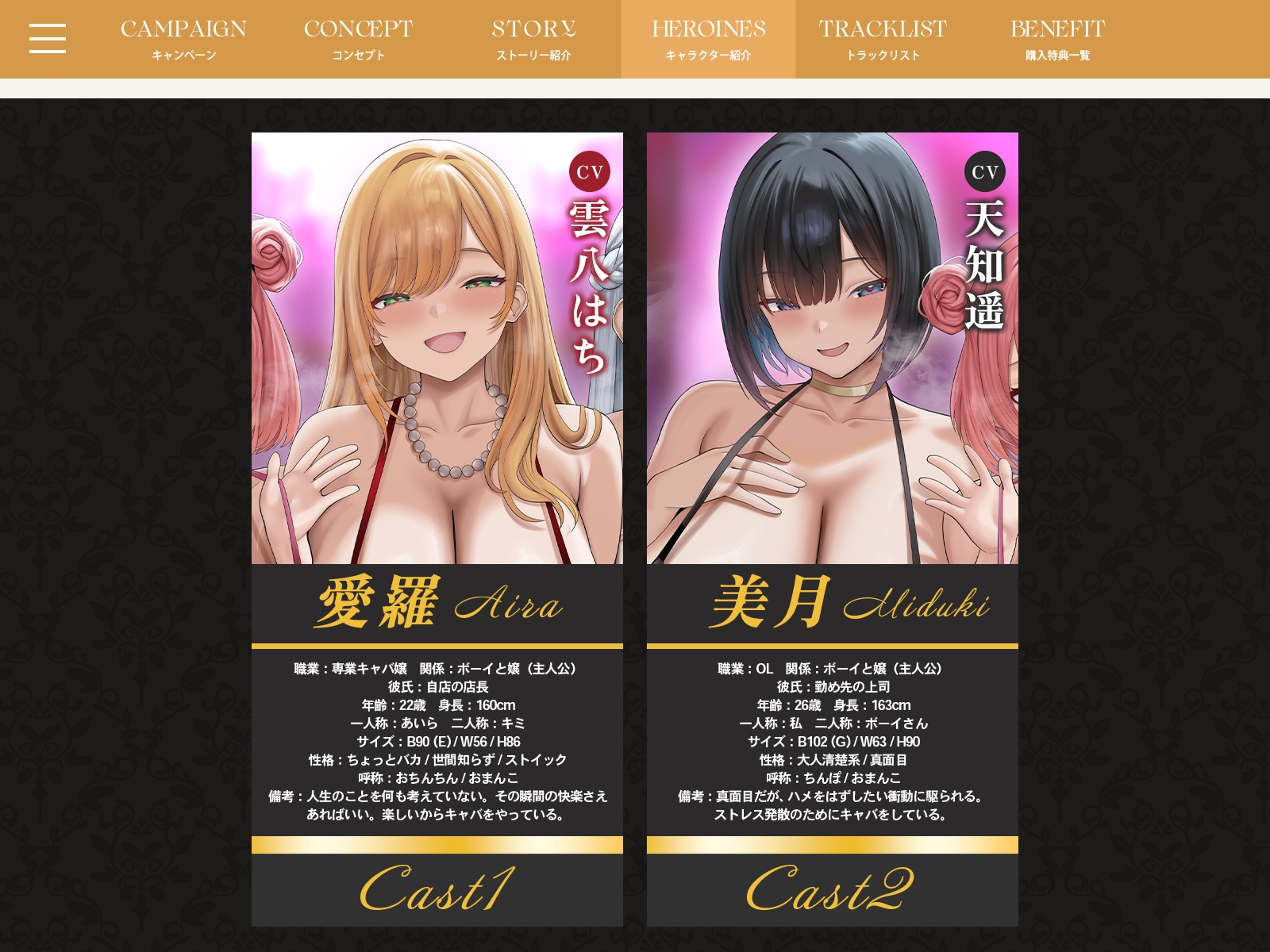【早期特典】【4時間半x5人】ハーレム♡キャバ～ボーイなのに彼氏持ちキャバ嬢5人の性処理係に任命された件～ 画像4