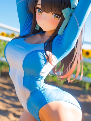 むっちりレオタード