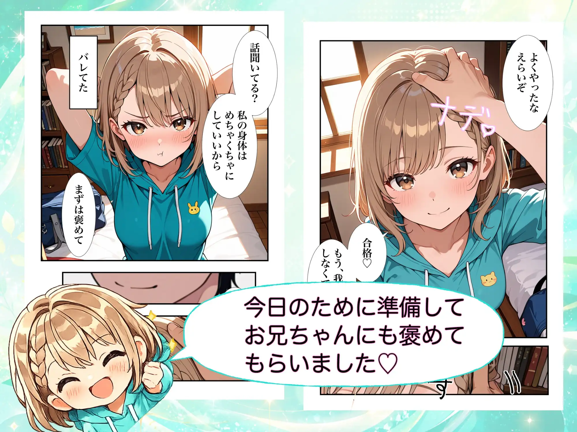 ブラコン妹ちゃんとでかちんお兄ちゃん サンプル画像 3