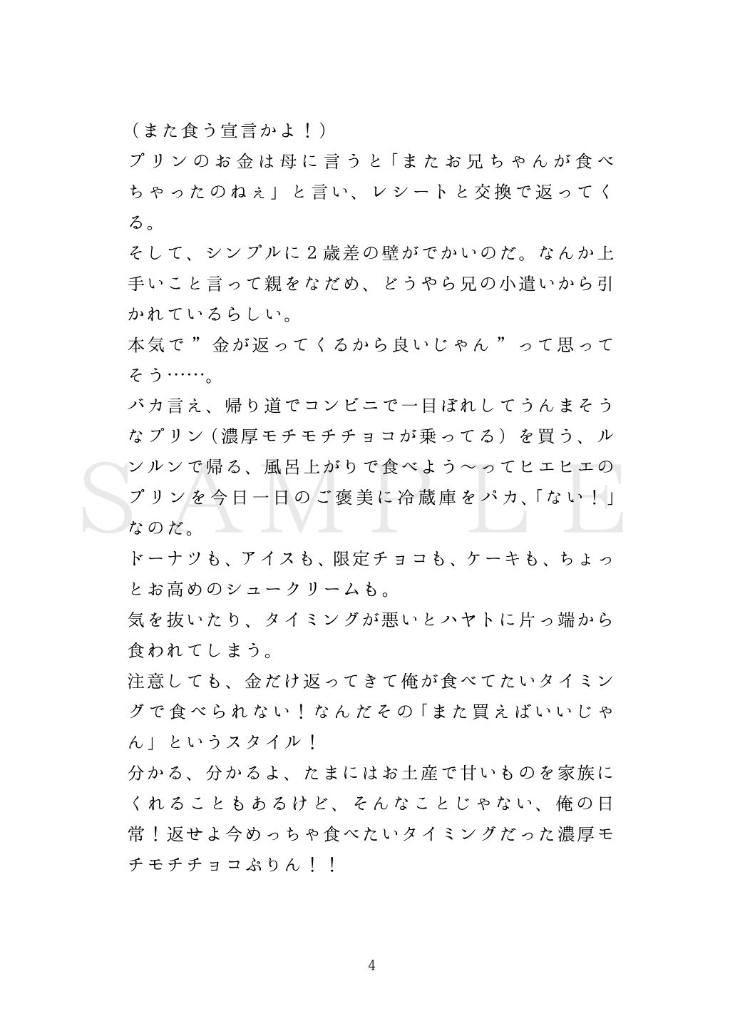 兄に勝手におやつを食べられまくるので、スライム排泄粉を入れて弟の俺はニヤニヤ笑う [ろろん] | DLsiteがるまに 4