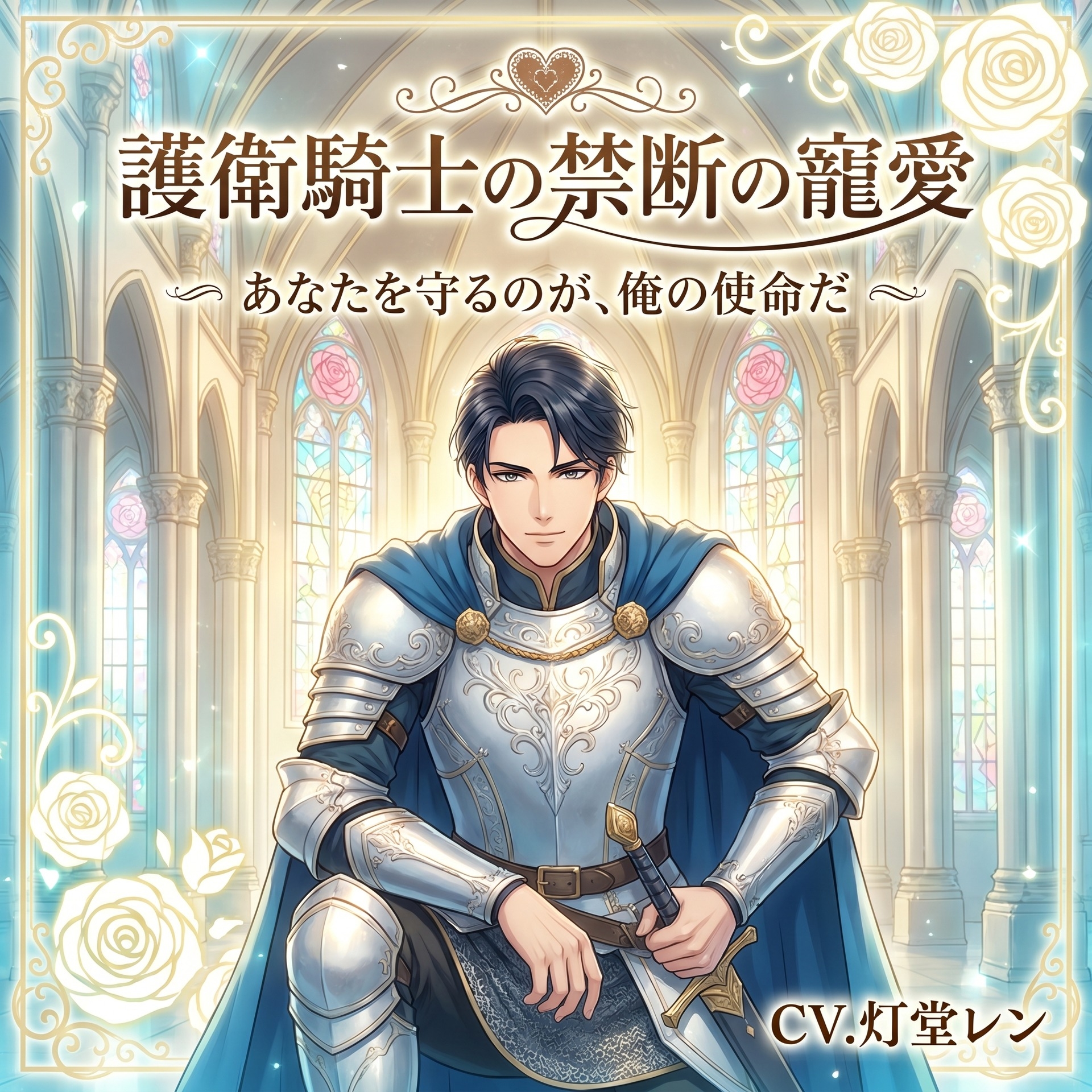 護衛騎士の禁断の寵愛♡〜身分を捨ててでも、あなたを奪い去る騎士の溺愛〜【溺愛/騎士/ファンタジー/バイノーラル】-1画像
