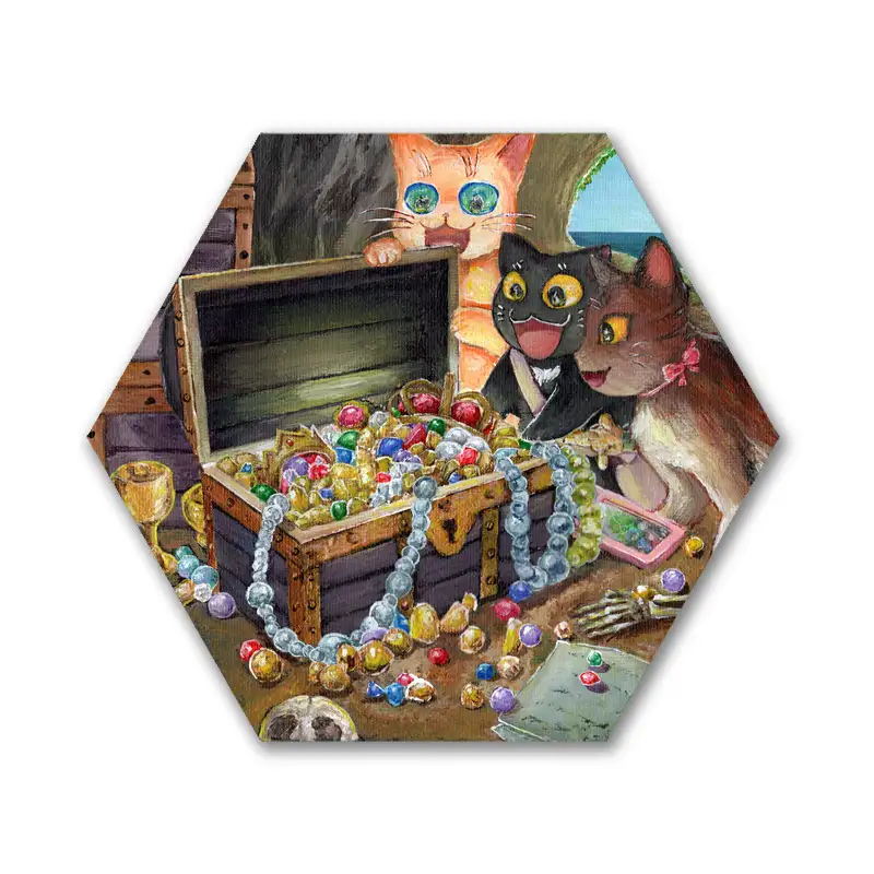 「黒ねこカンちゃんの宝探し」挿絵つきミニノベル サンプル画像 7
