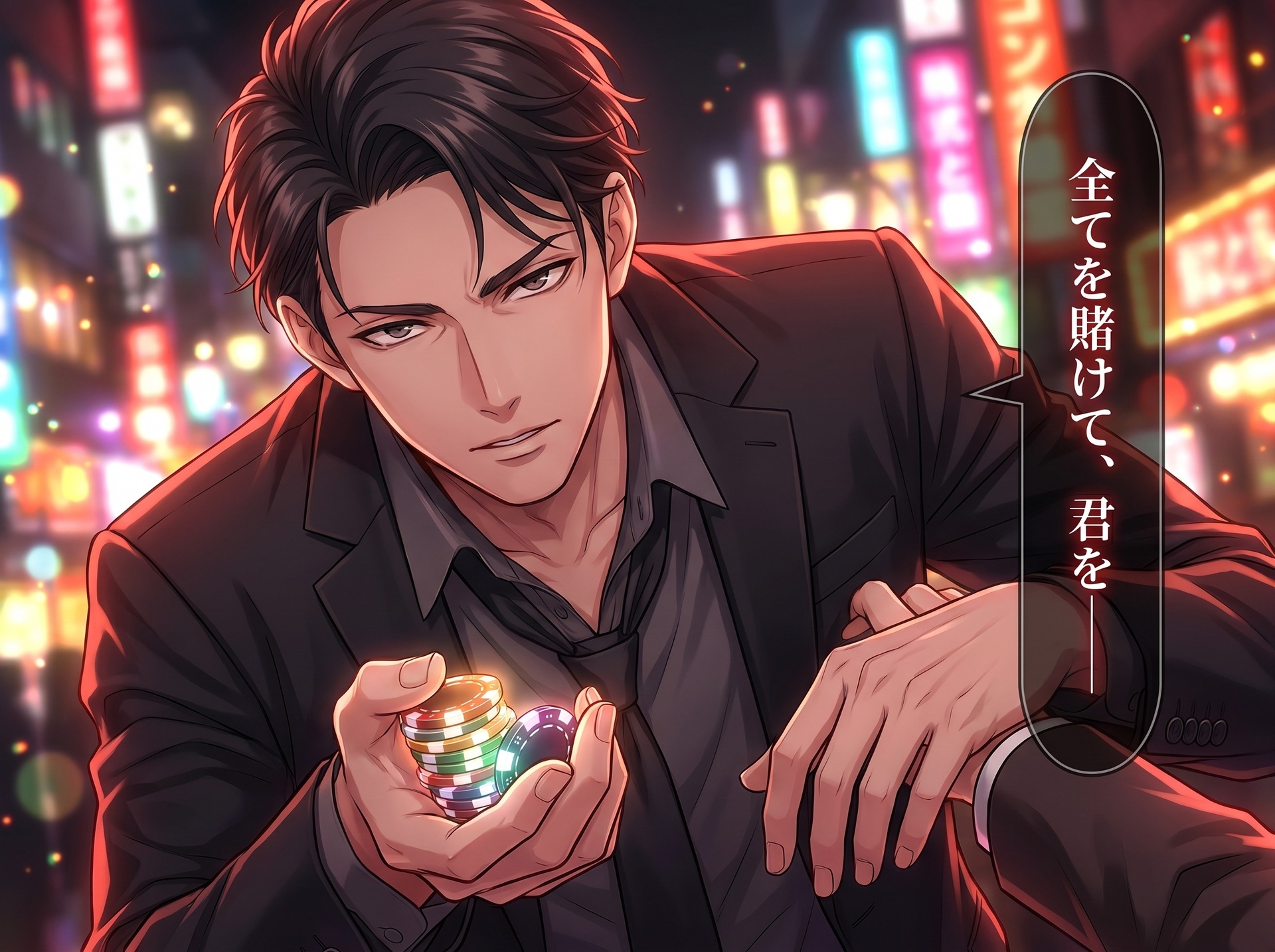 闇カジノのオーナーは、君を最後の賭けに選ぶ♡〜勝負師の男が、君にだけ全てを賭ける束縛愛〜【裏社会/カジノ/束縛/バイノーラル】-4画像