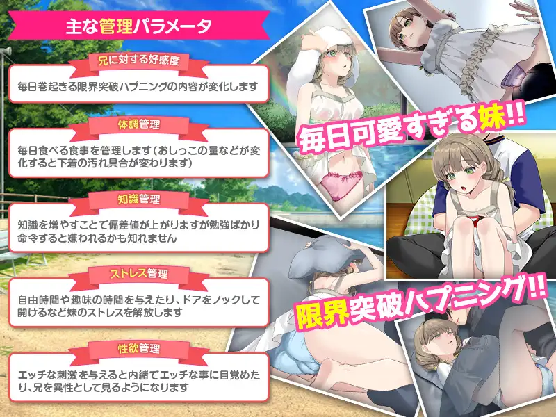 いもしむ お兄ちゃん監修！妹育成シミュレーター サンプル画像 3