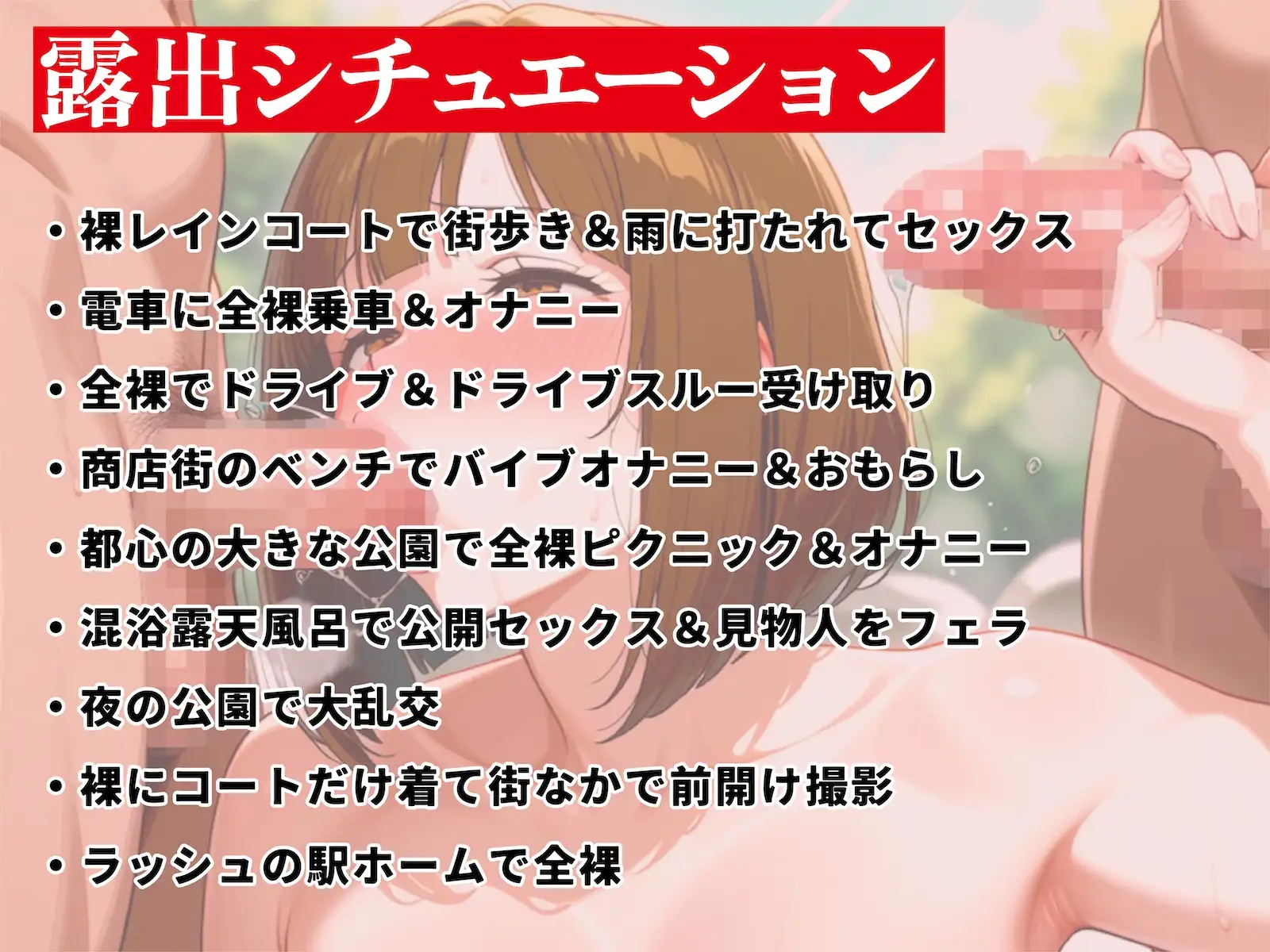 Kカップ人妻(38)、不倫露出で破滅確定 サンプル画像 5