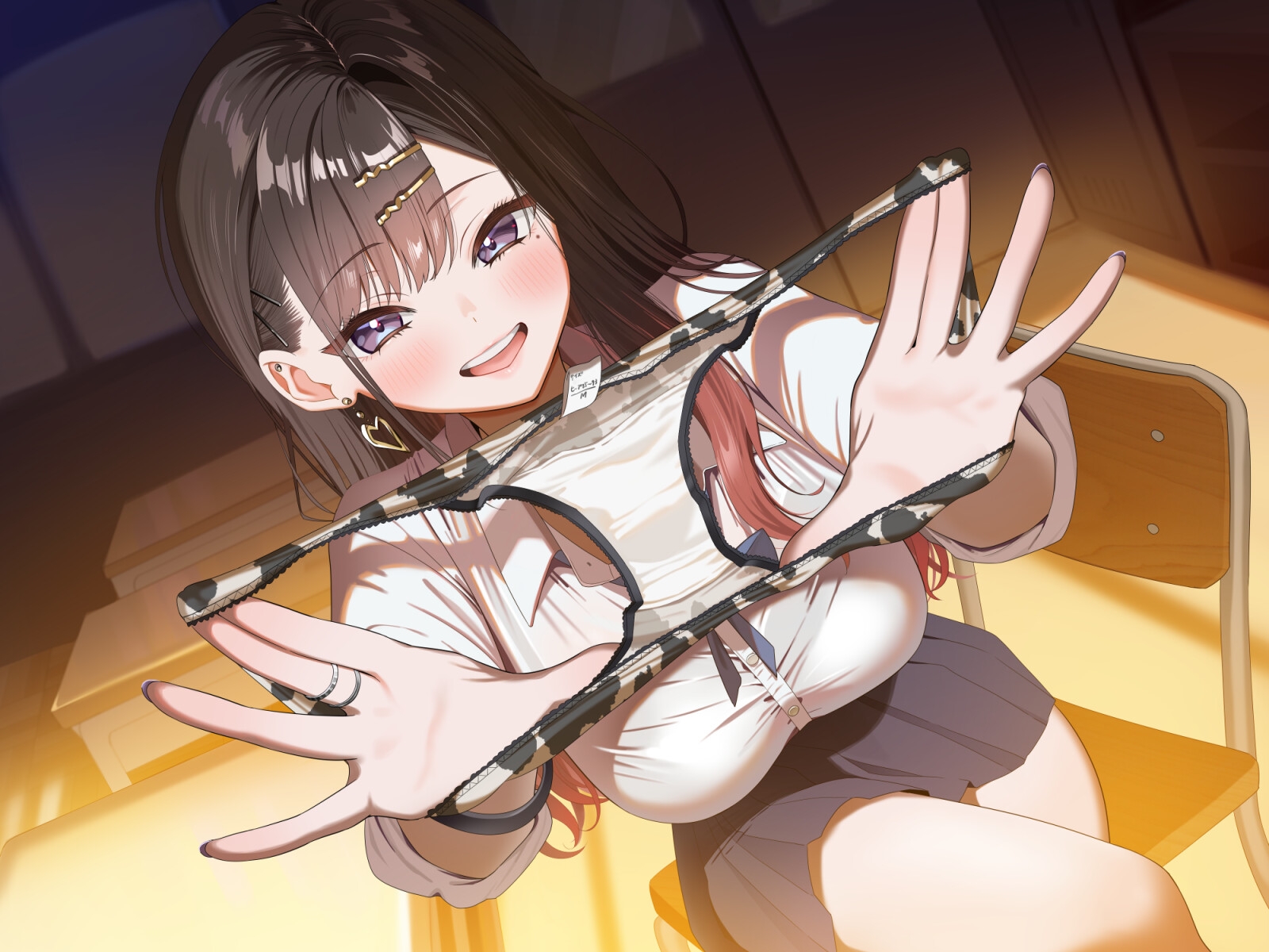 【ソフトマゾ向け】最近隣の席になった女子が性的にからかってくる【CV:ゆにこ】 画像2