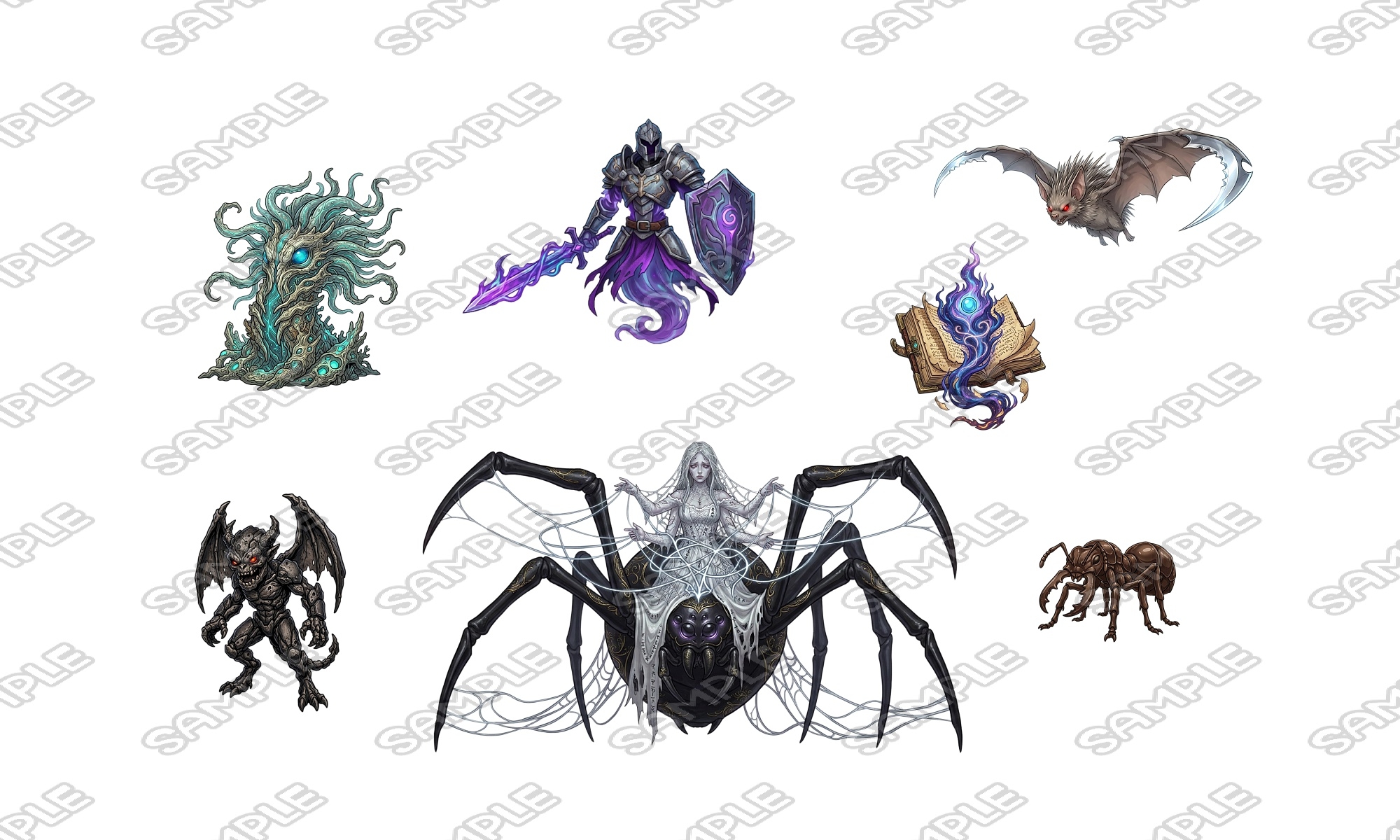 【敵グラフィック素材vol.10】バラエティモンスターパック4 画像2