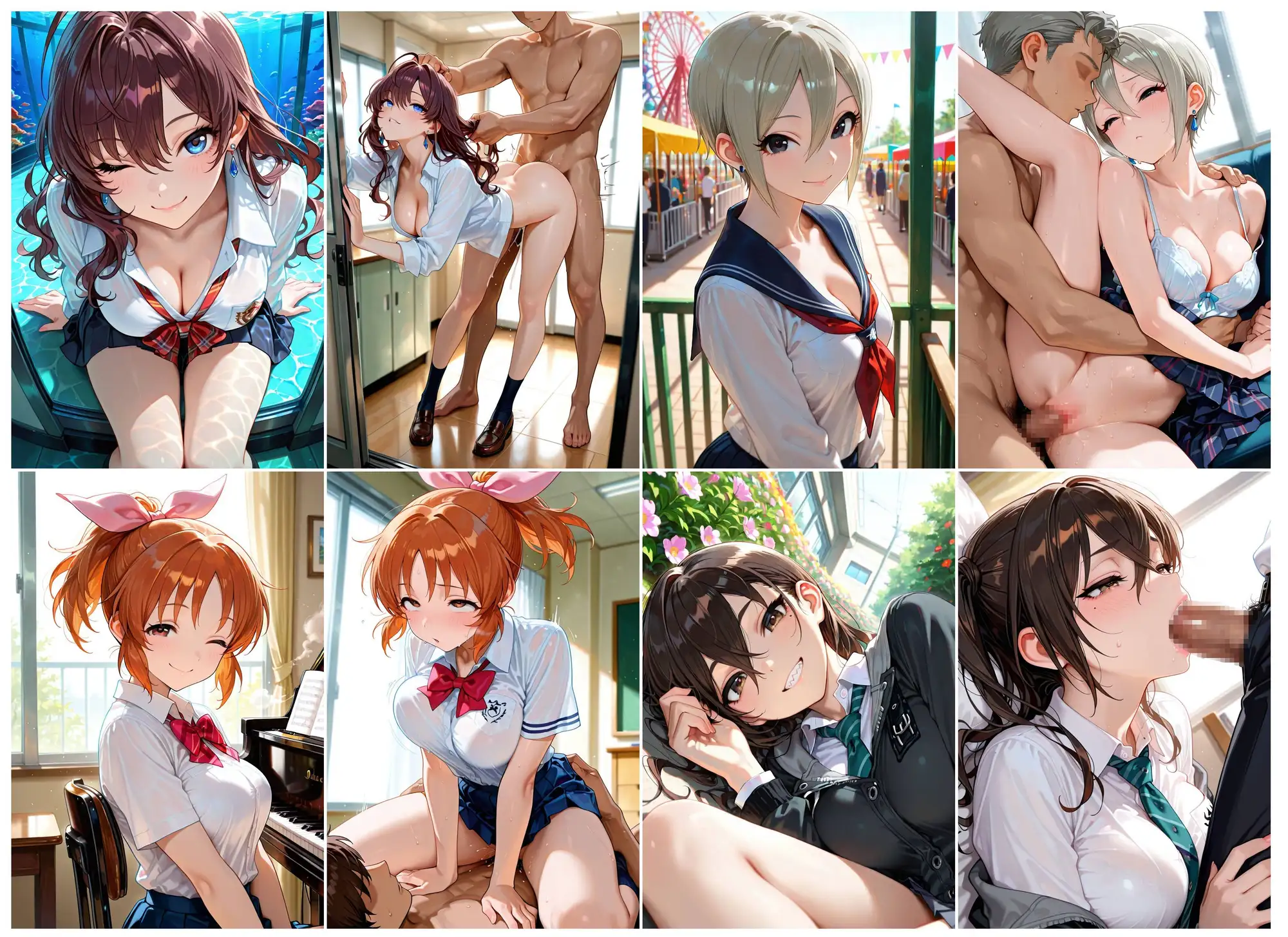 シンデレラアイドルとエッチする話 制服編 サンプル画像 5