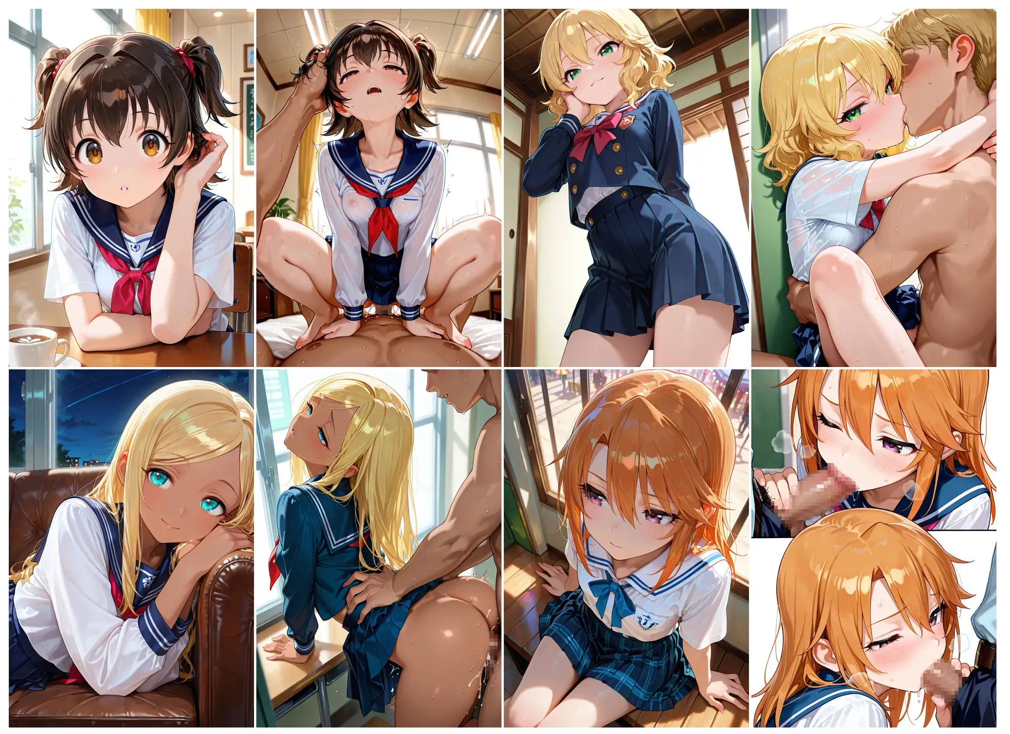 シンデレラアイドルとエッチする話 制服編 サンプル画像 6