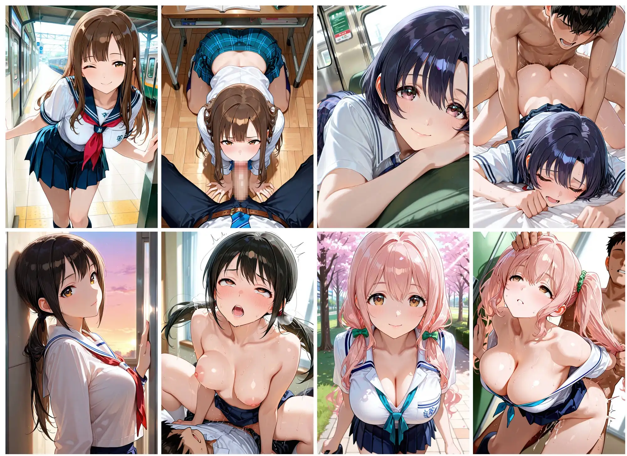 シンデレラアイドルとエッチする話 制服編 サンプル画像 7