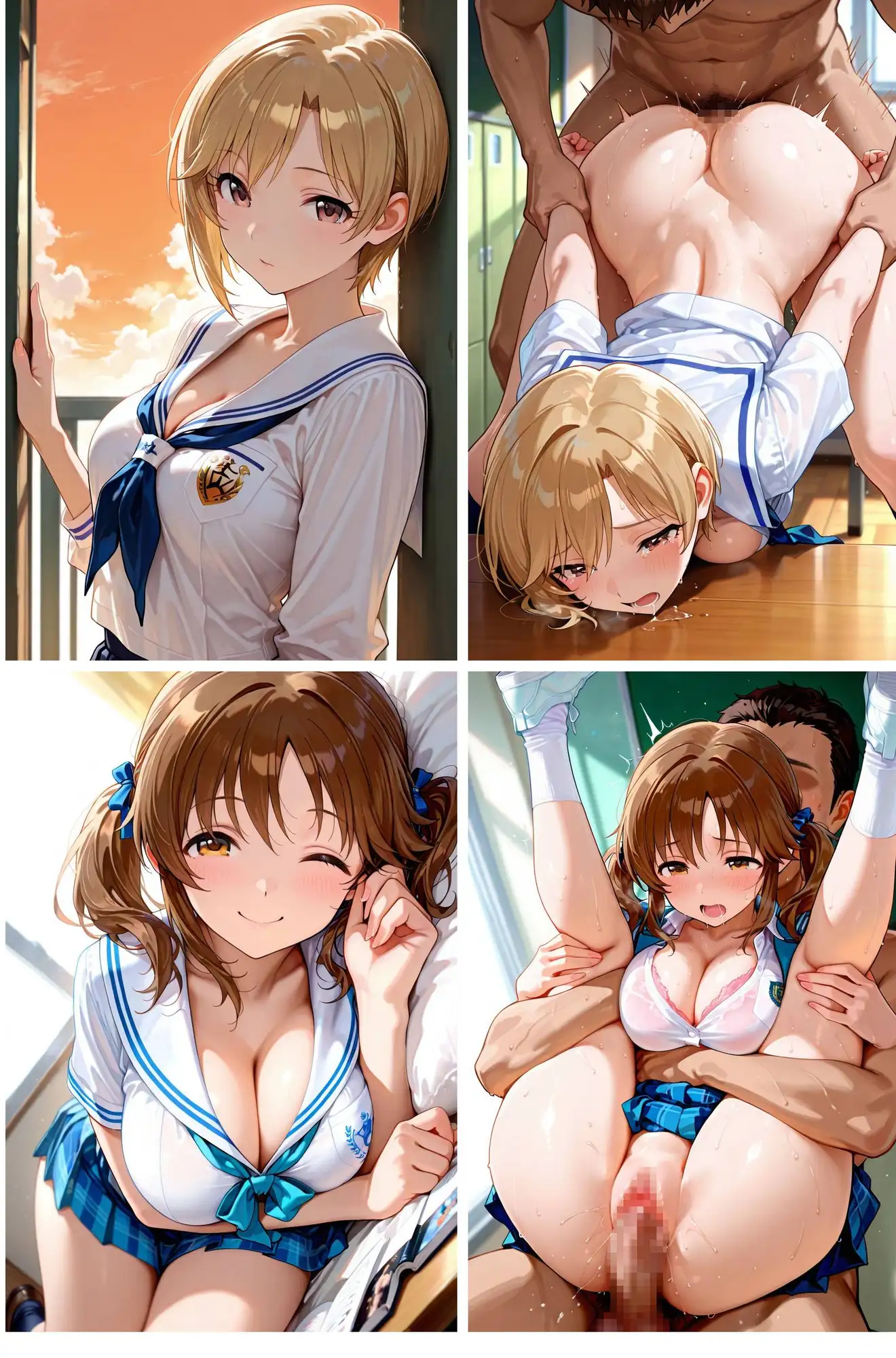 シンデレラアイドルとエッチする話 制服編 サンプル画像 8