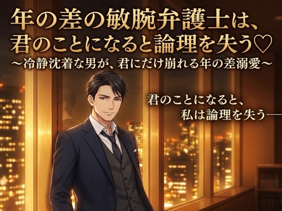 年の差の敏腕弁護士は、君のことになると論理を失う♡〜冷静沈着な男が、君にだけ崩れる年の差溺愛〜【年の差/弁護士/溺愛/バイノーラル】-0画像