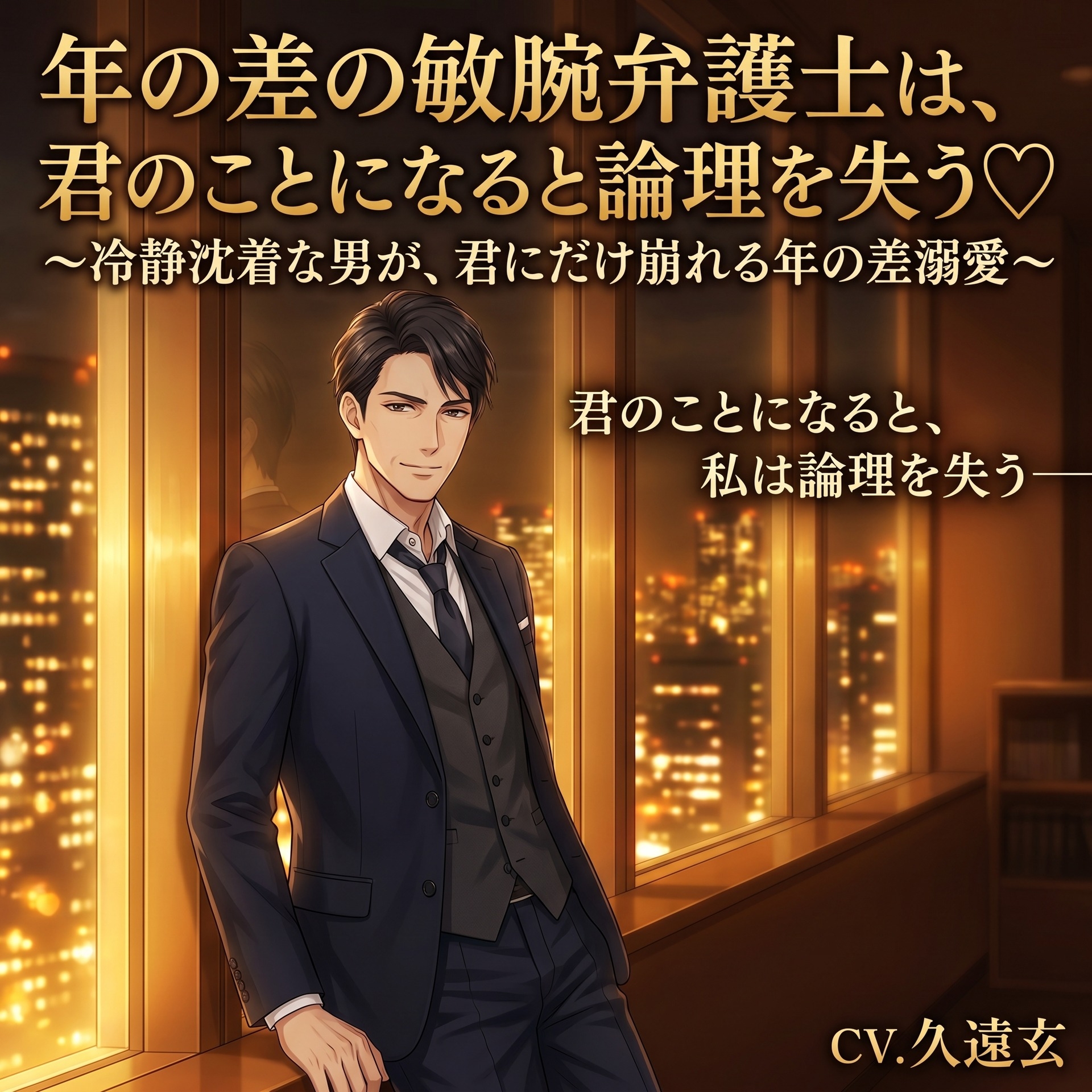 年の差の敏腕弁護士は、君のことになると論理を失う♡〜冷静沈着な男が、君にだけ崩れる年の差溺愛〜【年の差/弁護士/溺愛/バイノーラル】-1画像