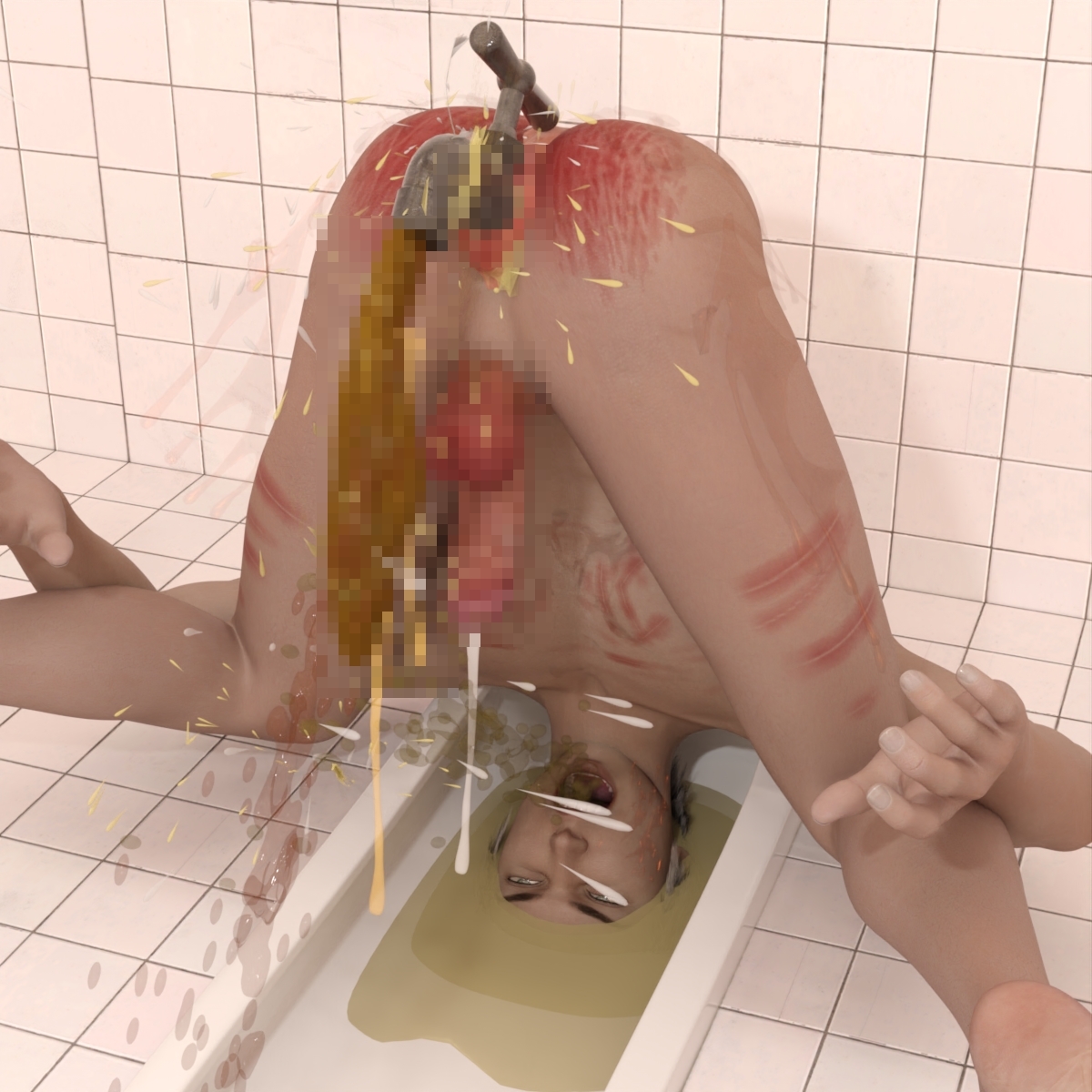 トイレ浣腸調教 画像4