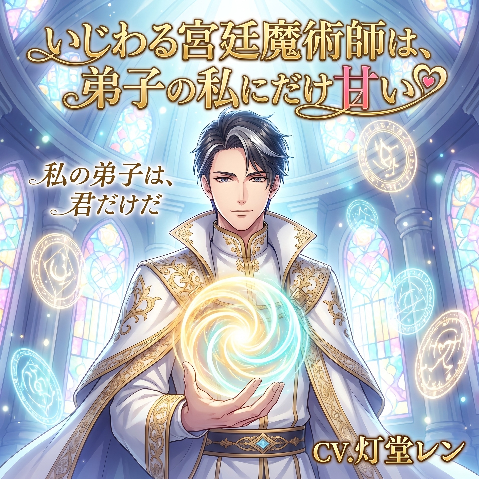 いじわる宮廷魔術師は、弟子の私にだけ甘い♡〜長い生の隣に、君だけを置きたい年の差寵愛〜【溺愛/魔術師/ファンタジー/バイノーラル】-1画像