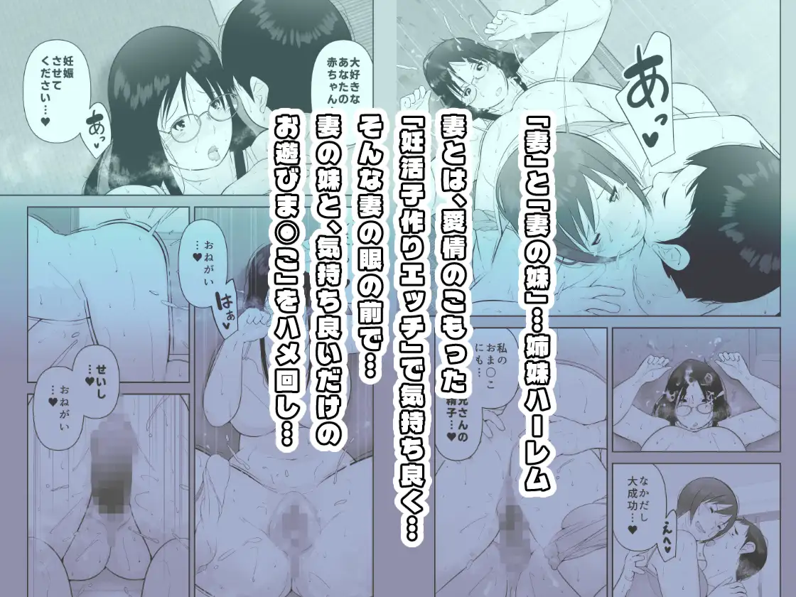 妻と義妹、孕ませ希望。 サンプル画像 2