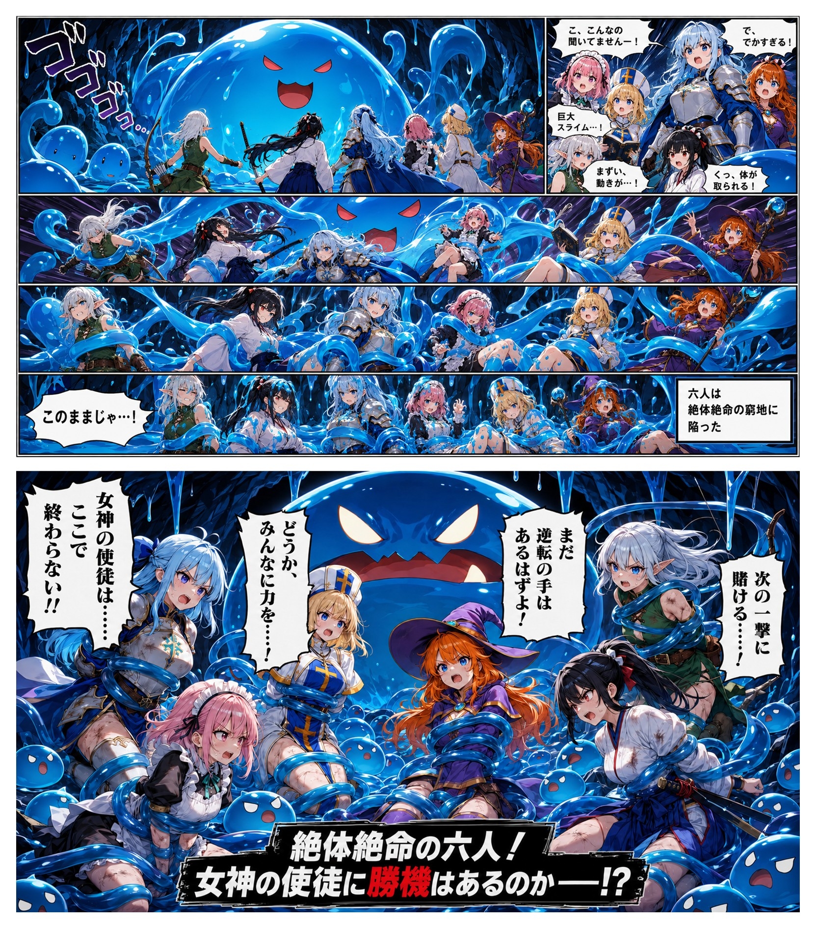 スライムの逆襲 -触手の魔の手- 画像3
