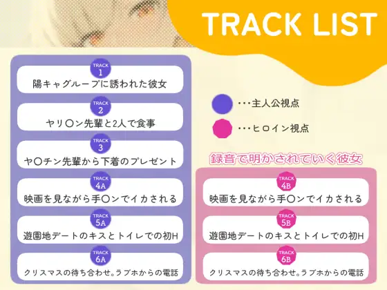 【BSS】「録音…聞いてくれる?」両片思いの陰キャ地味子に強がってアドバイスを続けた結果、ヤリ〇ン先輩にギャルにされていく過程を見せつけられるボク【NTR】 サンプル画像 2