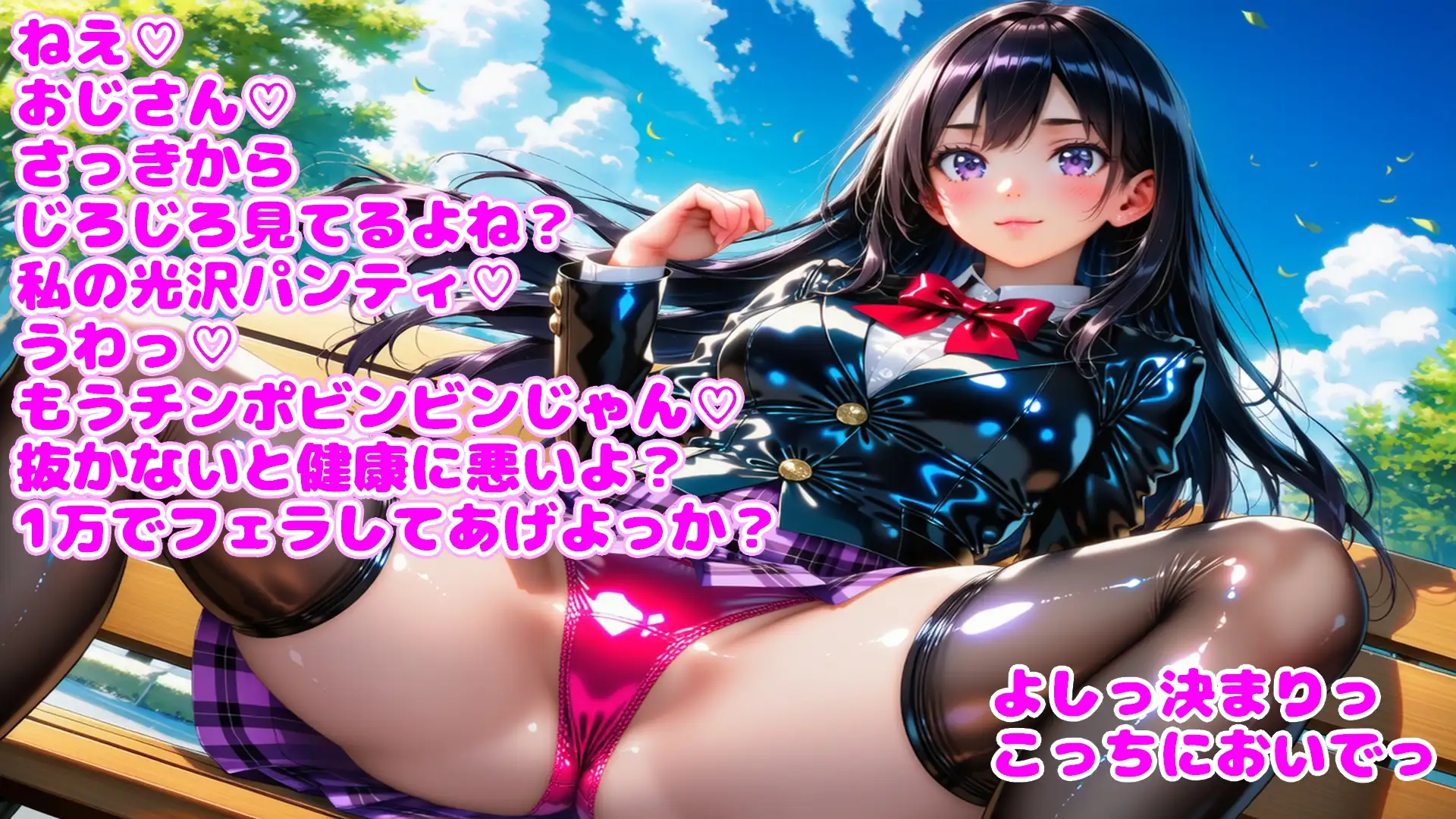 欲しがりビッチJKのおねだり援交 サンプル画像 3