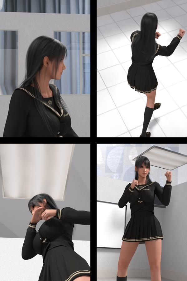 才色兼備の万能女性格闘家 霧島 愛唯の陸上競技モデル風写真集JK’26_01 画像2