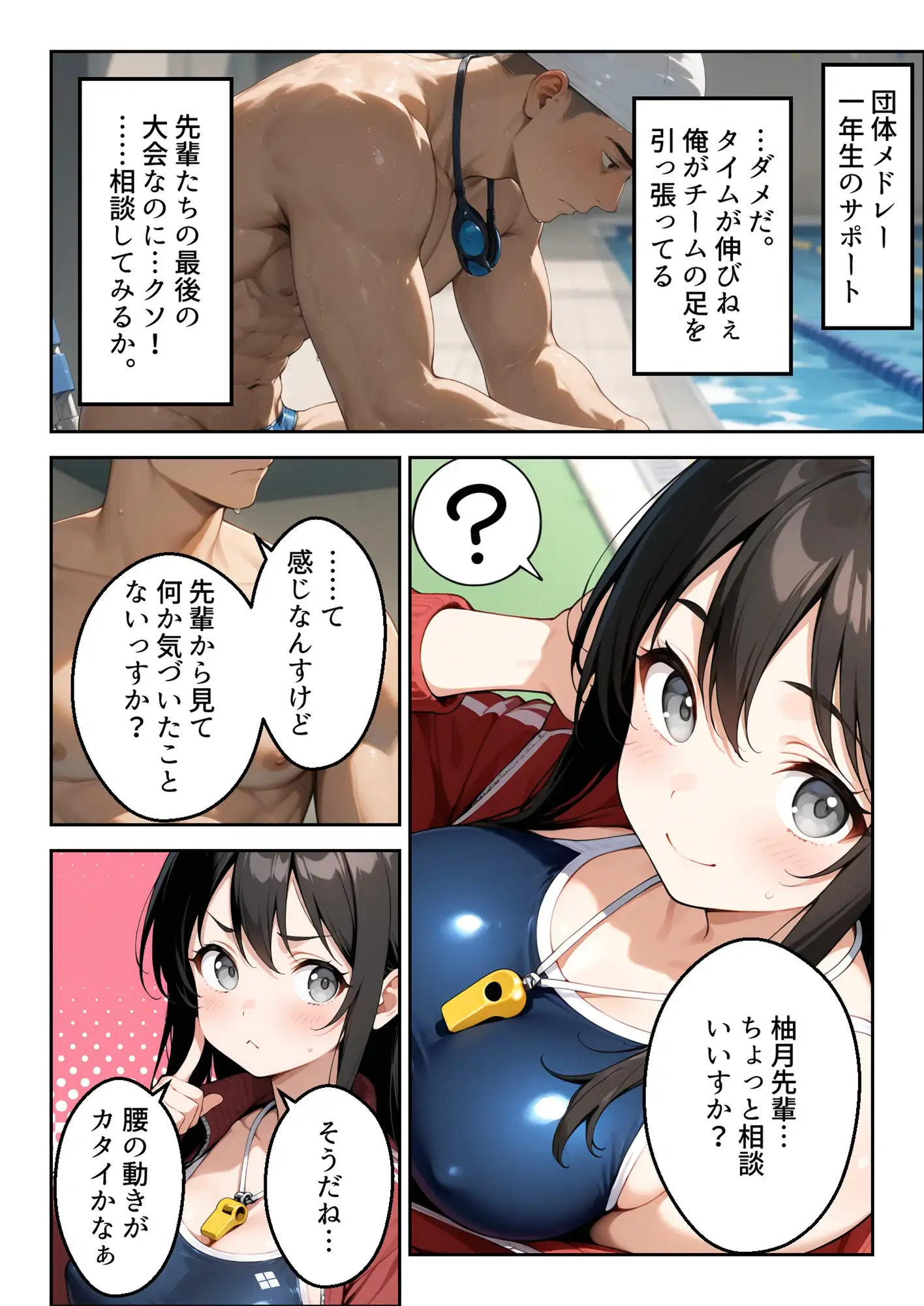 水泳部マネージャーのイキすぎた熱血サポート サンプル画像 6