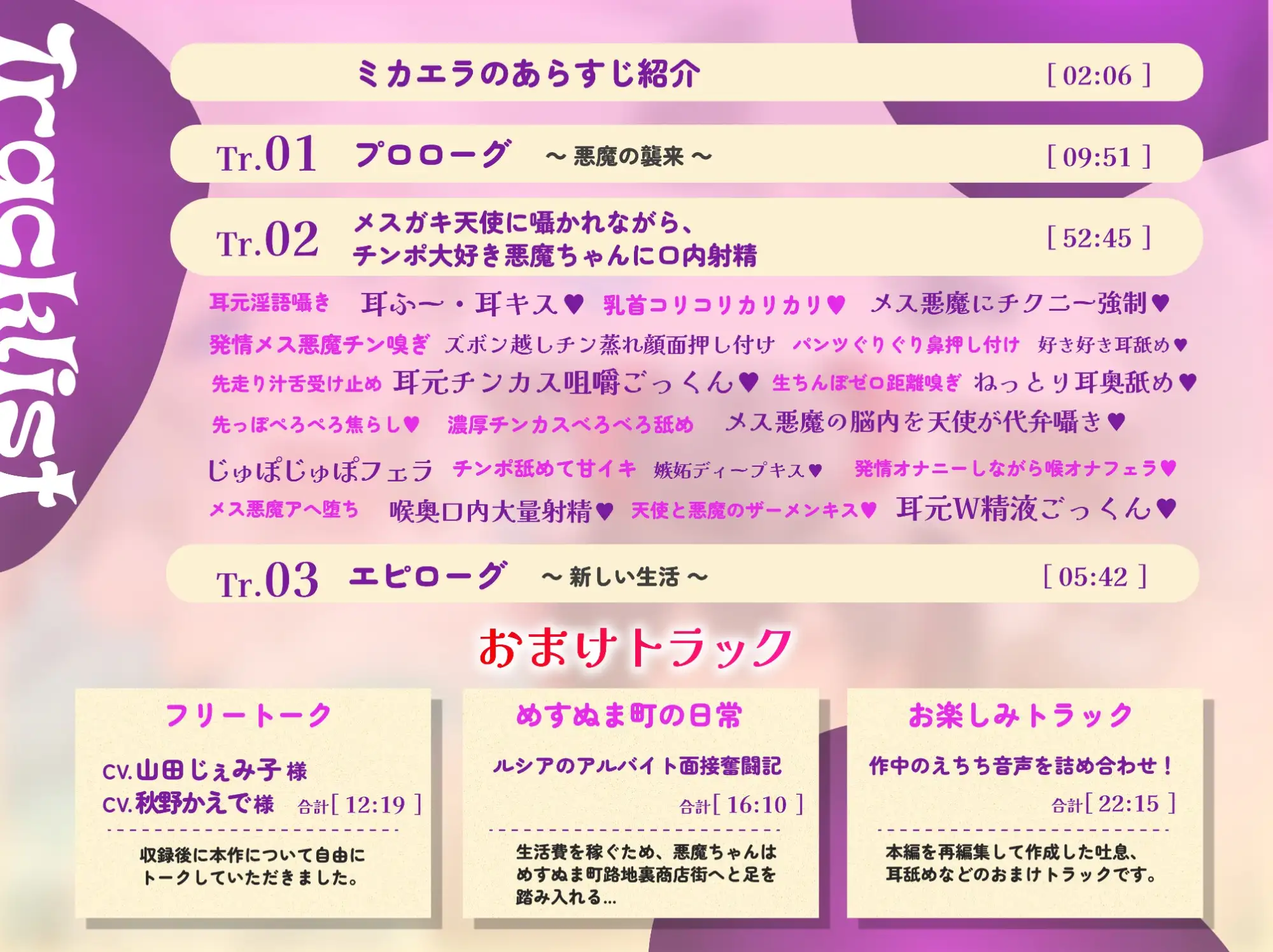【7日間限定セール！】チン嗅ぎ変態メス悪魔の襲来～ 耳元でメ○ガキ天使に囁き実況されながら、チンポを懇願するメス悪魔のド下品フェラでぐっぽり口内射精 サンプル画像 4