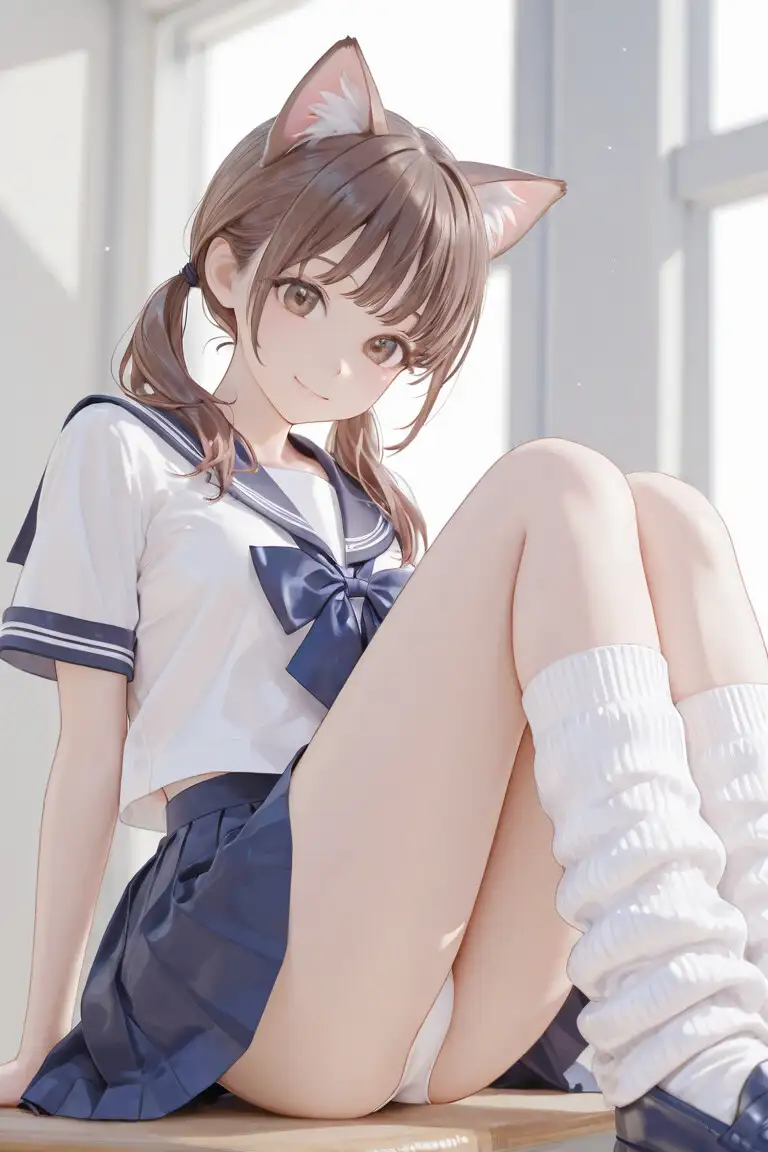 猫耳ルーズソックス サンプル画像 2