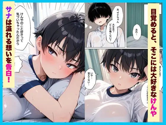 僕の前だけ雌になるボーイッシュ幼馴染とイチャラブ潮だくセックスする話 サンプル画像 5