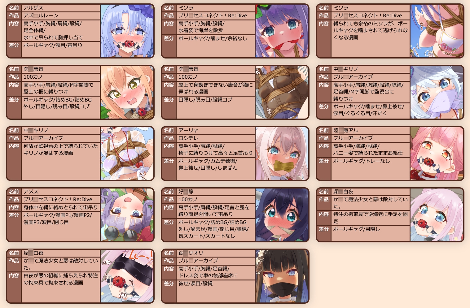 緊縛少女図録 なわのかなた 2024B 画像6