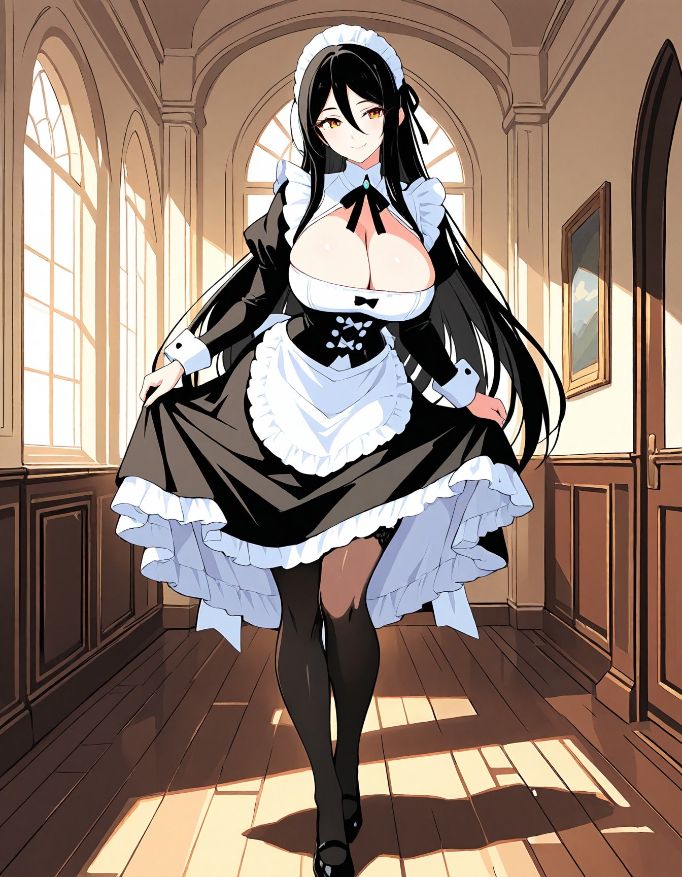 『Jカップ黒髪メイド・澪 〜メイド服から堕ちる快楽の記録〜』 画像1
