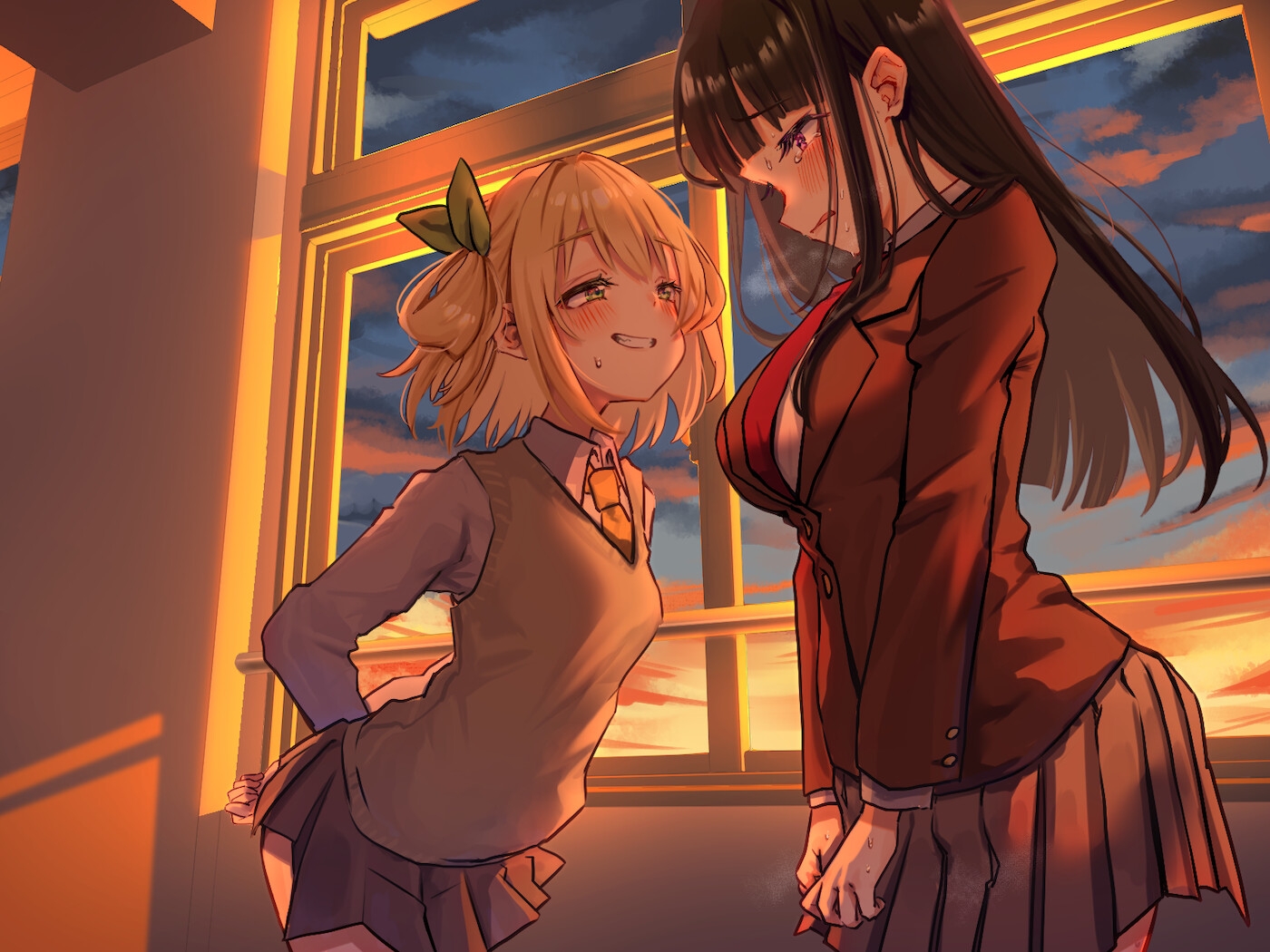 【おむつ/百合】会長と後輩のイケナイ遊び 画像1