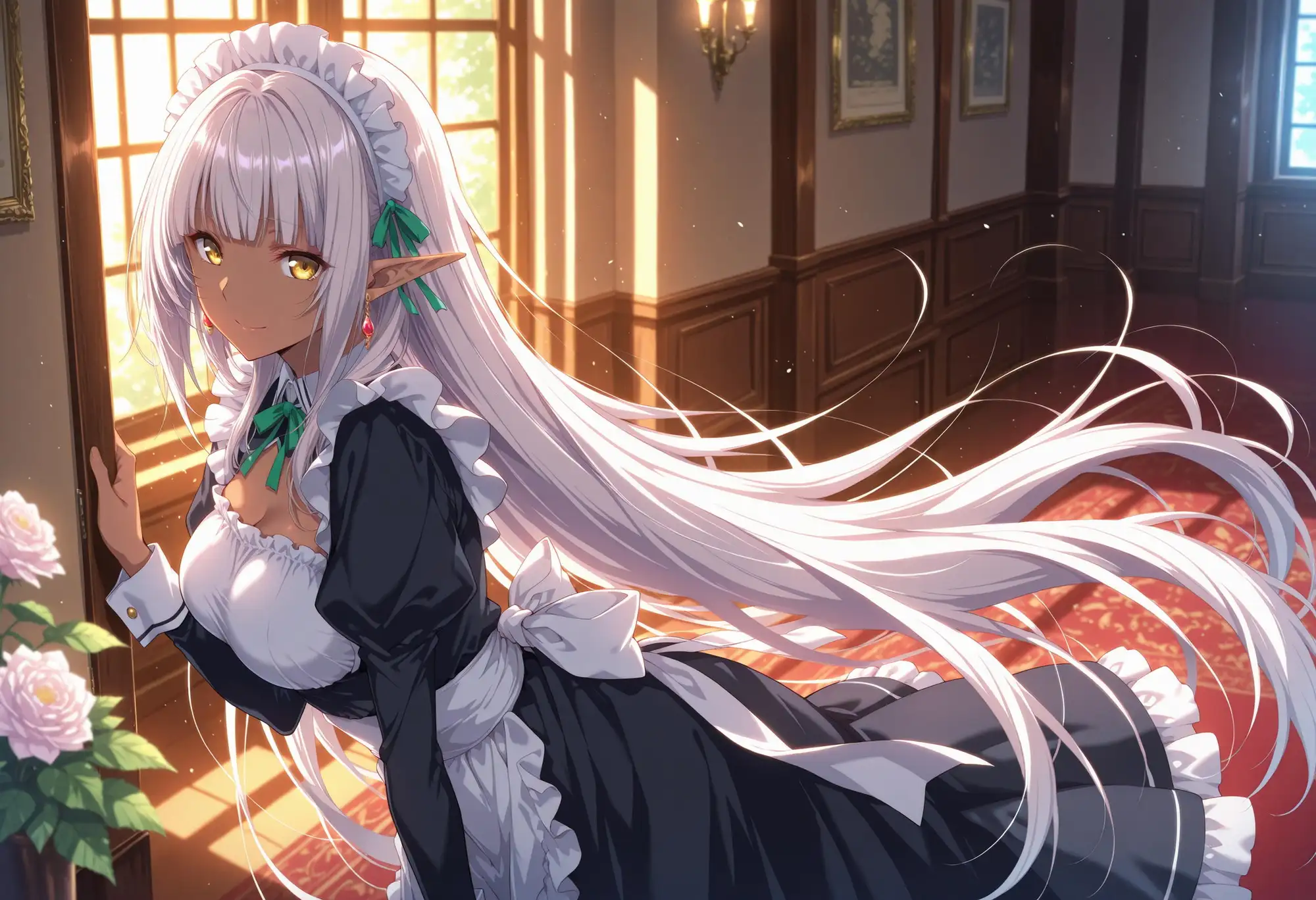 エルフのメイドさんの誘惑6 サンプル画像 2