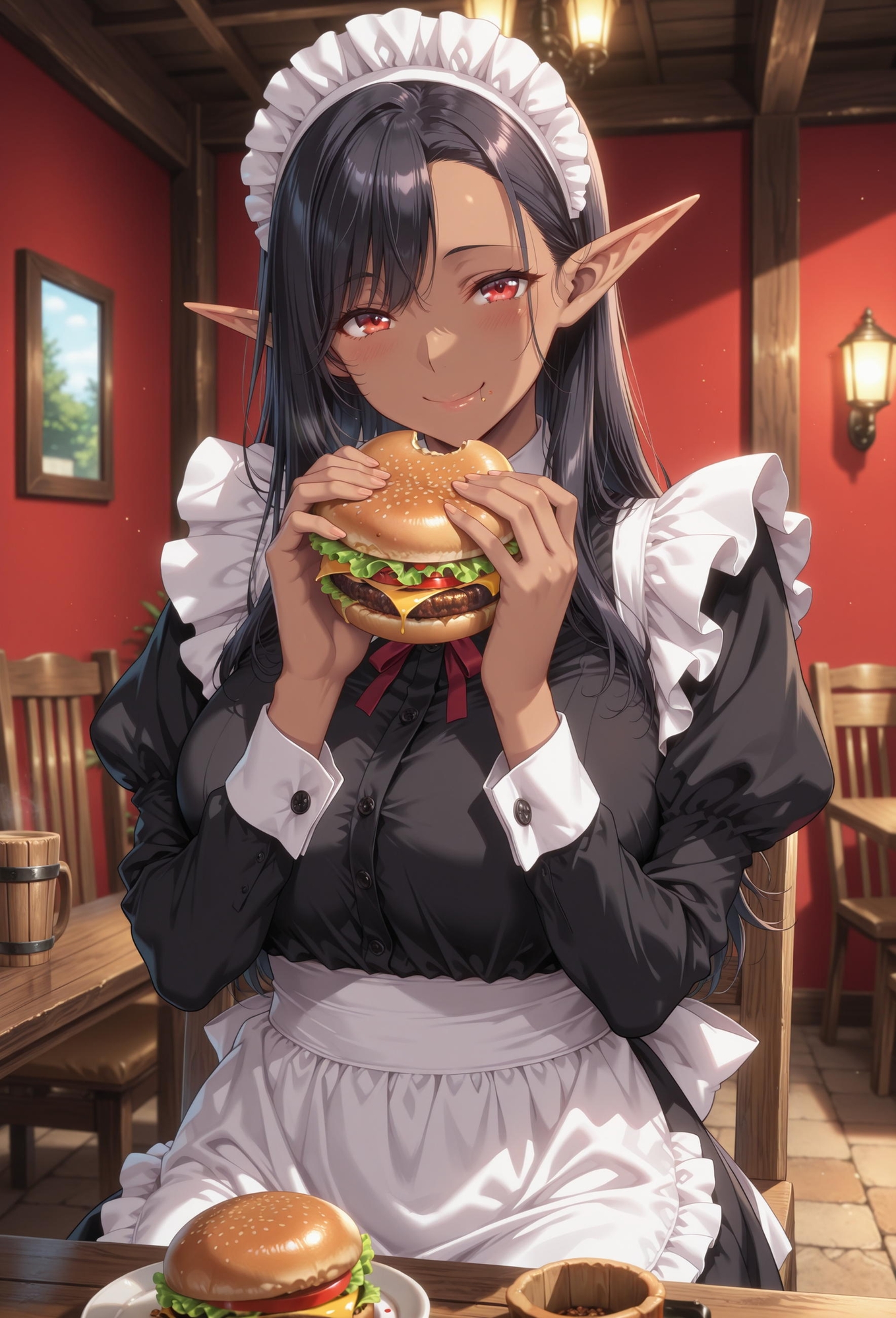 エルフのメイドさんの誘惑7 画像1
