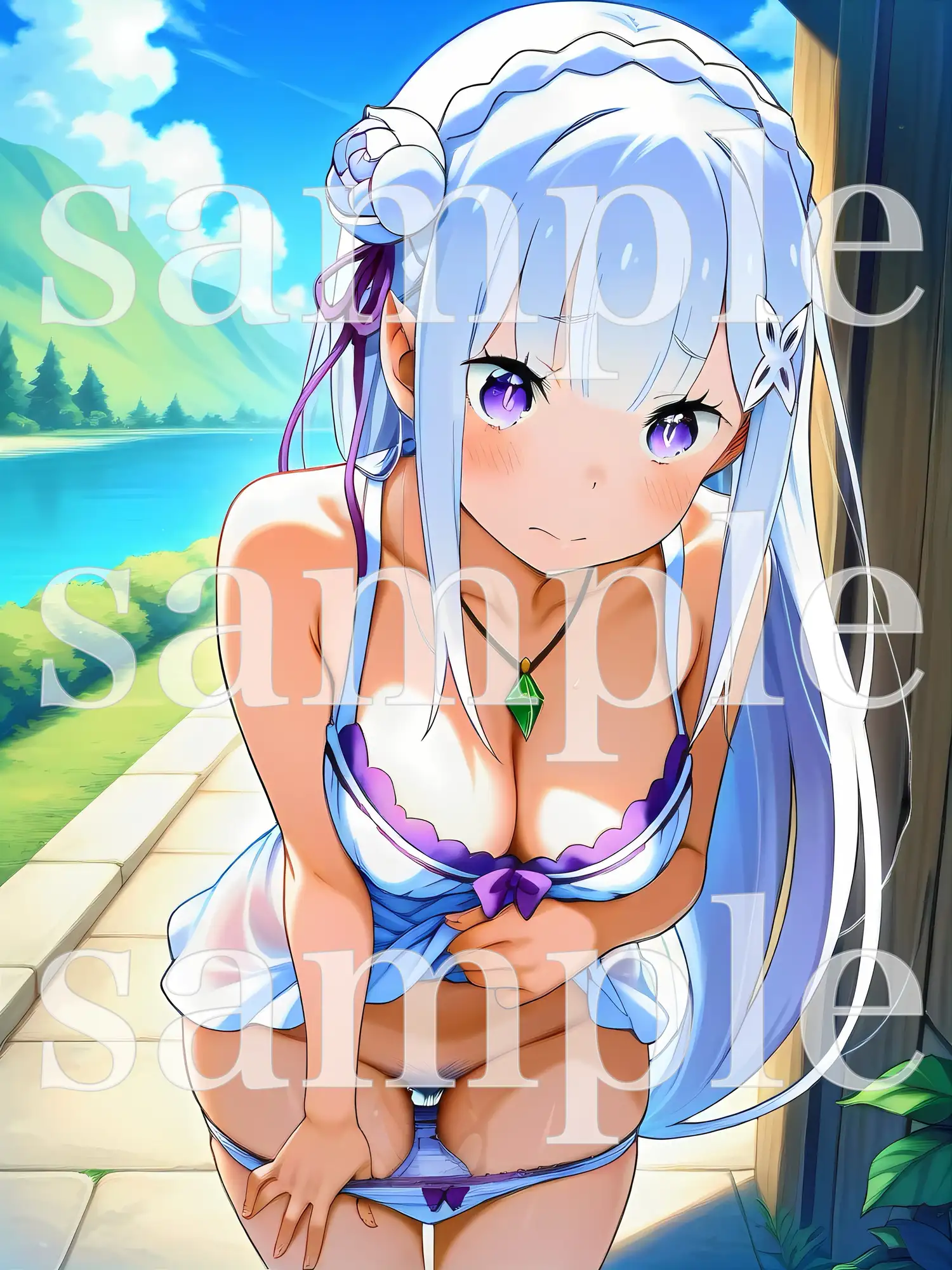 秘密のチラ見せアルバイト〜パンツを見せてもらったら陰毛まで見えちゃいました〜〇ミ〇ア編 サンプル画像 8