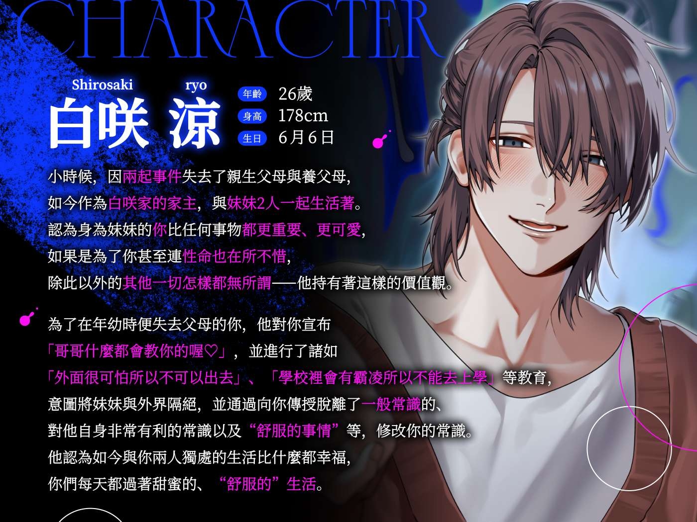 【病嬌×懸疑×愛情故事】涼—哥哥的秘密—(附帶繁體字字幕·劇本版)-5画像