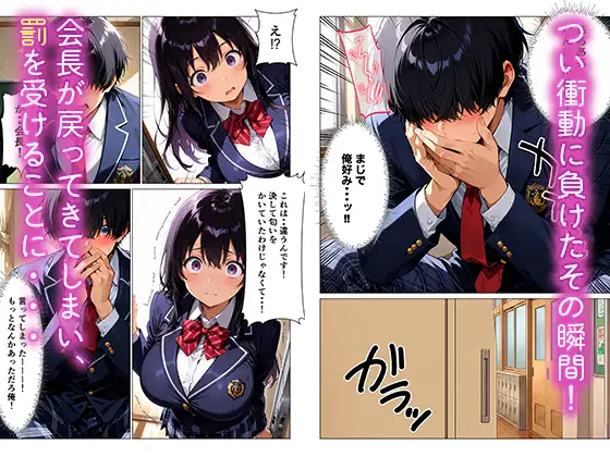 【処女喪失】完璧生徒会長のH練習台。煽って理性崩壊！中出しイキ狂い サンプル画像 3