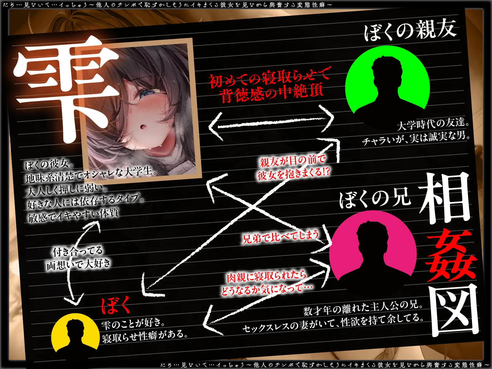 【NTR】だめ…見ないて…イっちゃう～他人のチンポで恥ずかしそうにイキまくる彼女が最高に可愛い！? サンプル画像 3