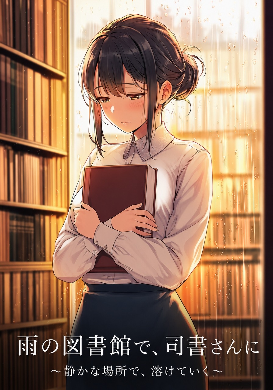 雨の図書館で、司書さんに ～静かな場所で、溶けていく～ 画像1