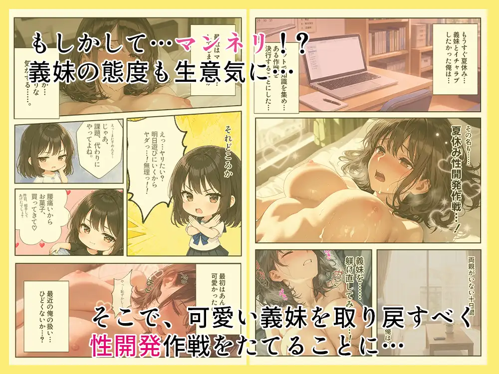 夏休み義妹に性開発してみた話〜取り戻せ！イチャラブSEX！〜 サンプル画像 2