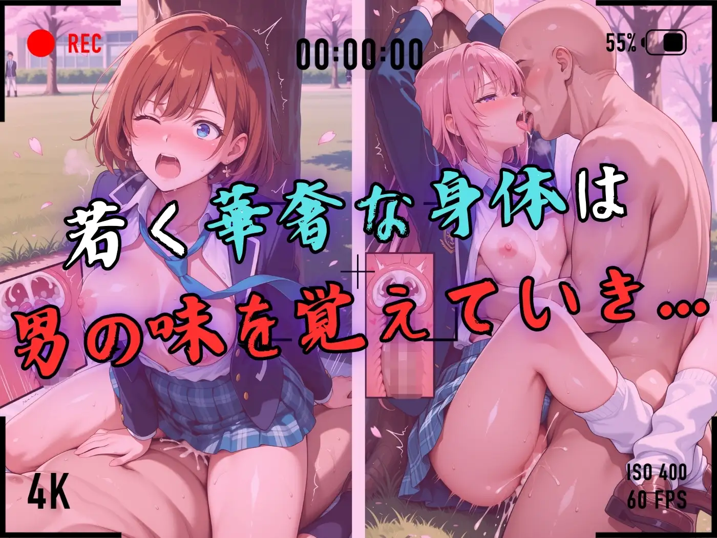 【4Kイラスト】1万3000人の生徒を抱いた校長による女子生徒への性指導(入学式編) サンプル画像 7