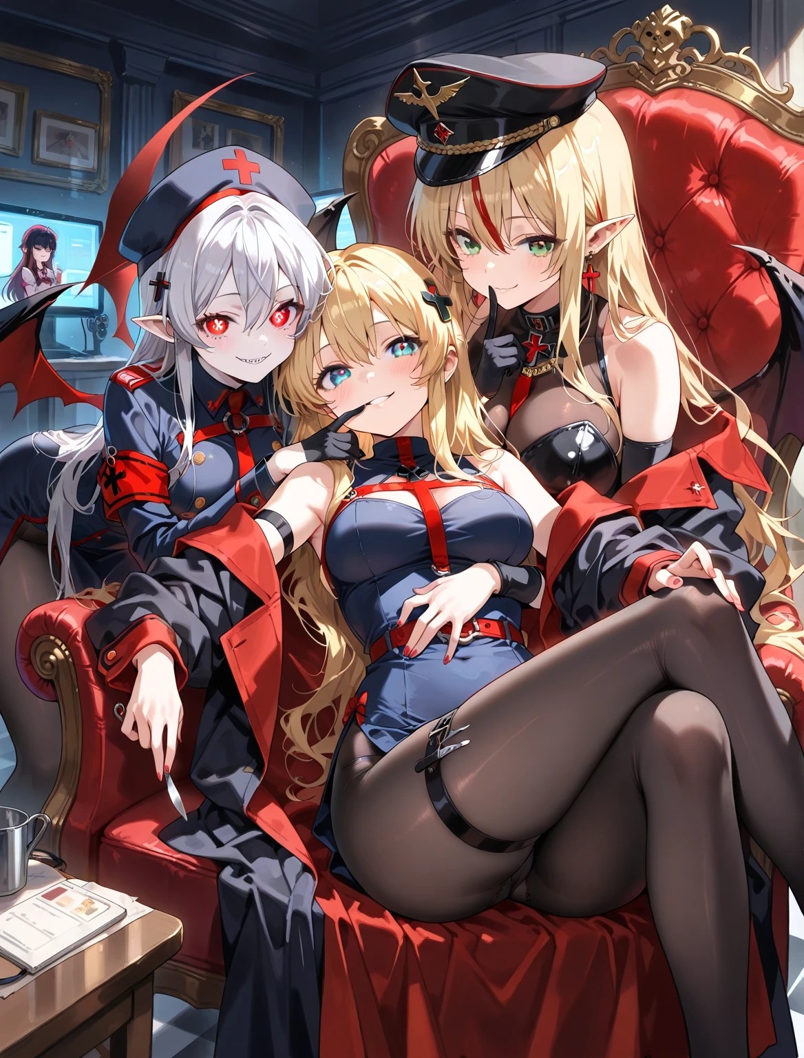 黒タイツ美少女イラスト集15悪女編 画像1