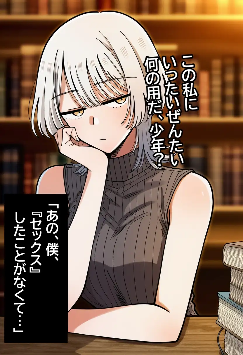 古書店員のダウナー系お姉さんに生中出ししまくって孕ませるまで。 サンプル画像 2