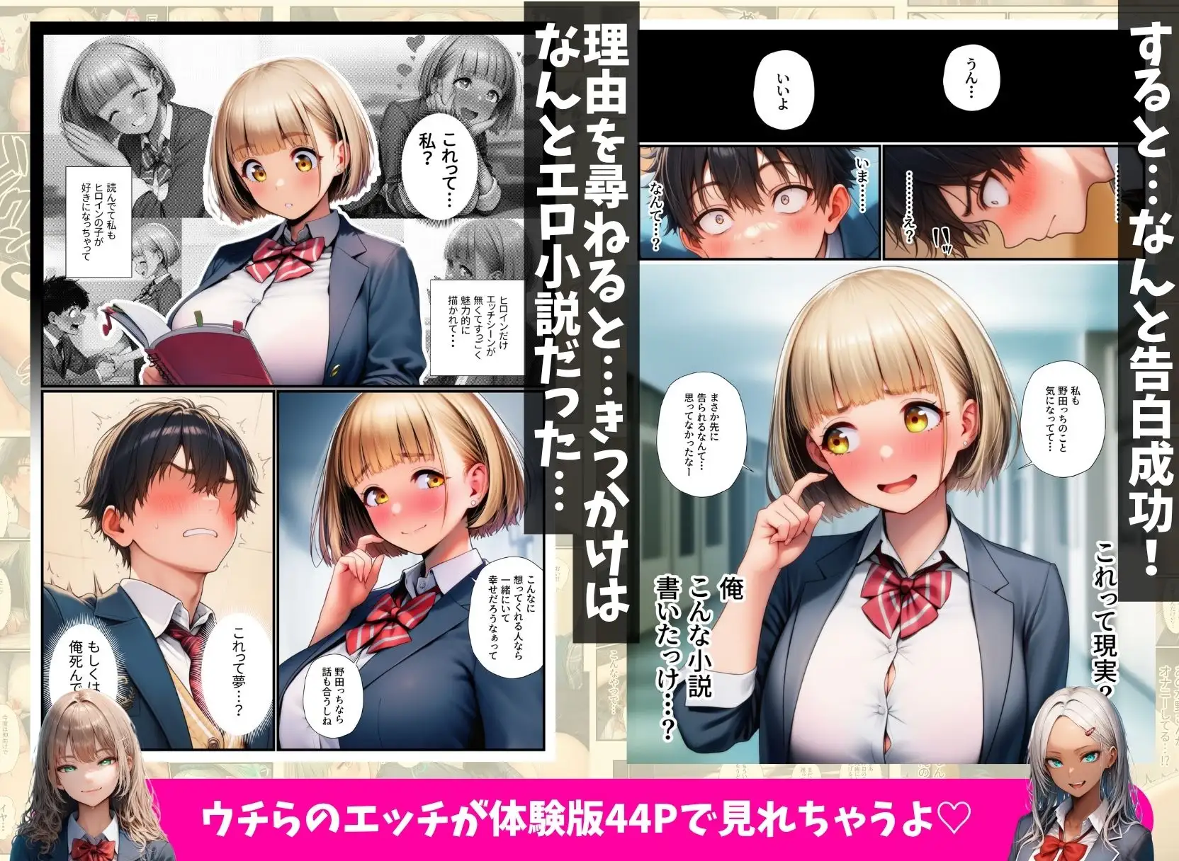 オタクの俺をいじめる一軍ギャル達をエロ小説のネタにしたらホントに中出しセックスできちゃった話 サンプル画像 9