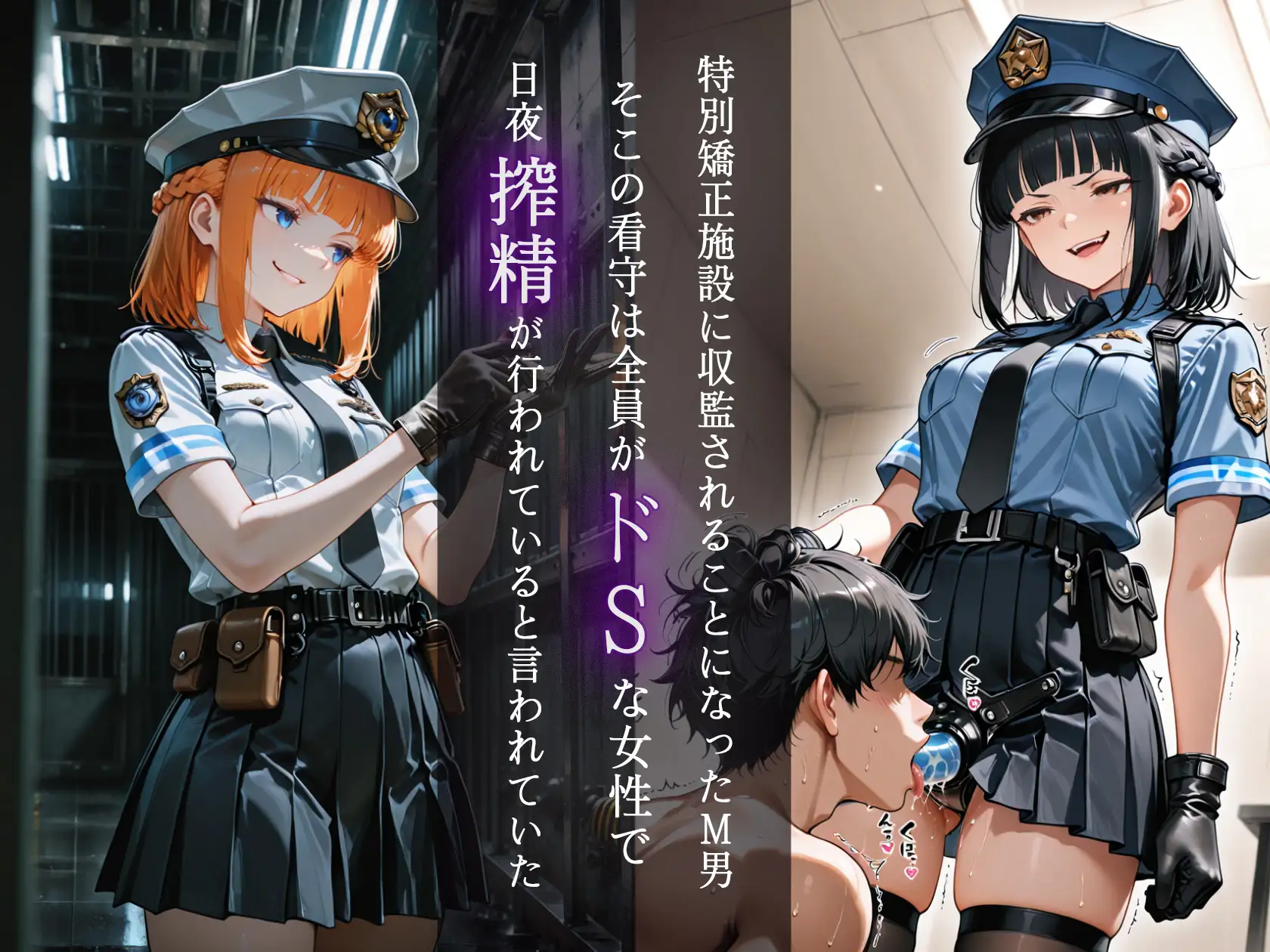 特別矯正施設のドS看守からお仕置き搾精されまくる話 サンプル1