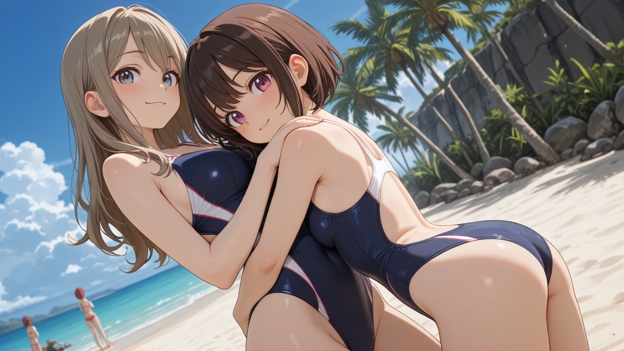 水着の女の娘 画像1