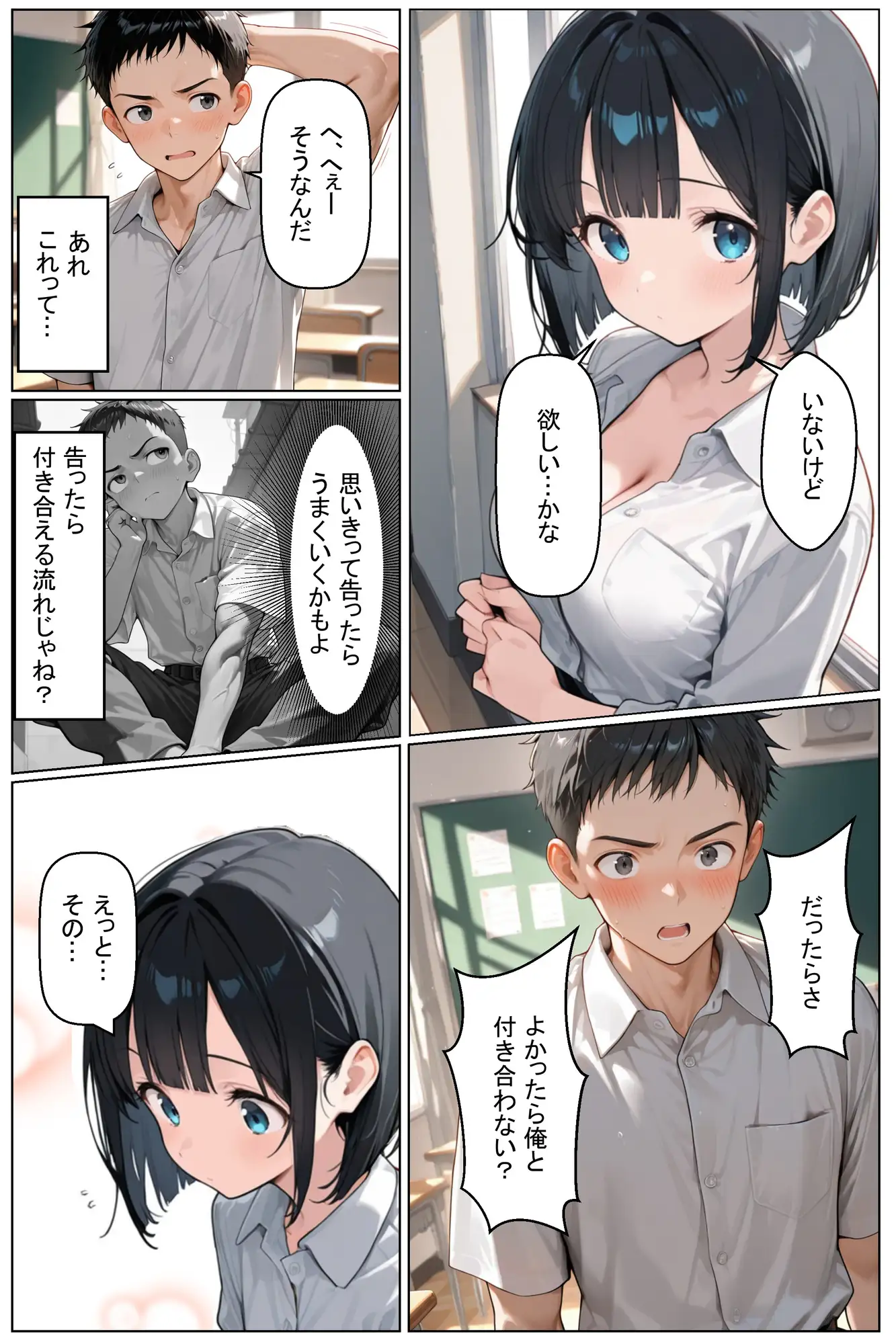初めてできた彼女は巨乳のクラスメイトでした サンプル画像 4