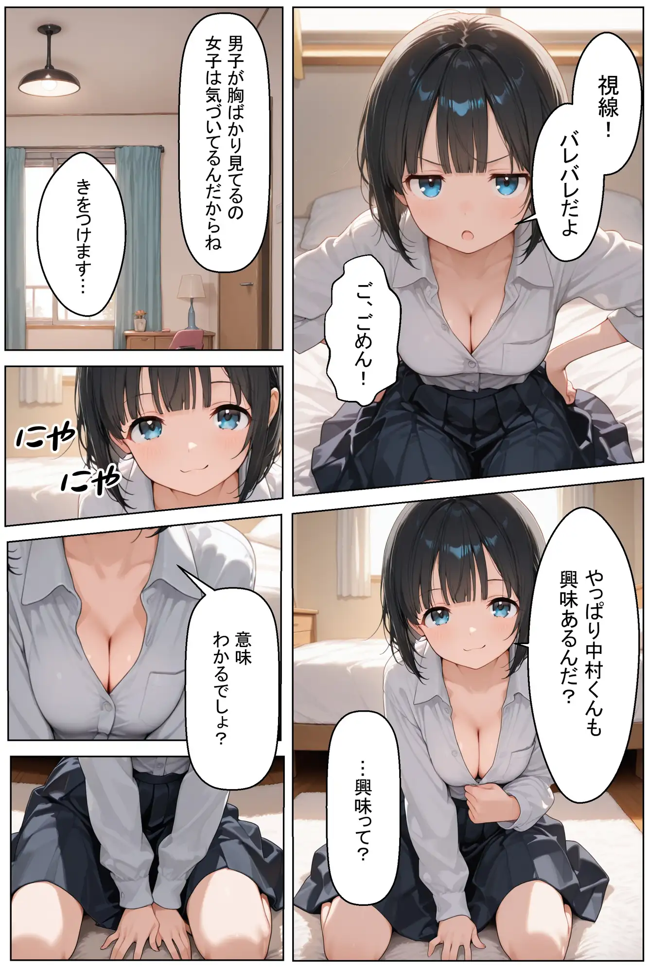 初めてできた彼女は巨乳のクラスメイトでした サンプル画像 7