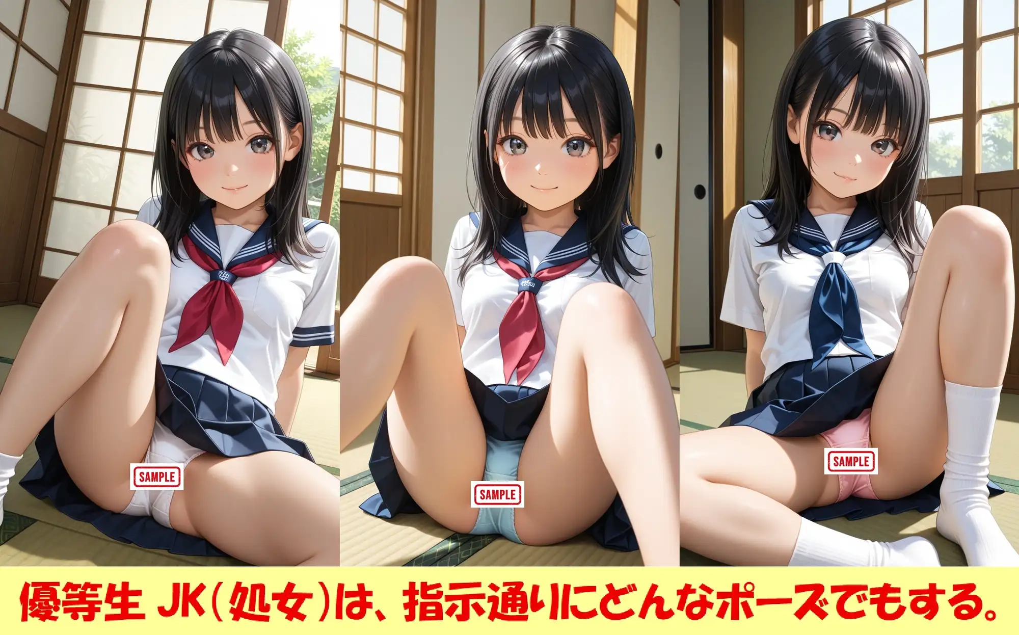 現役JKが撮影会でパンチラを撮られ生涯オカズ化6―優等生のハメ撮り― サンプル画像 2