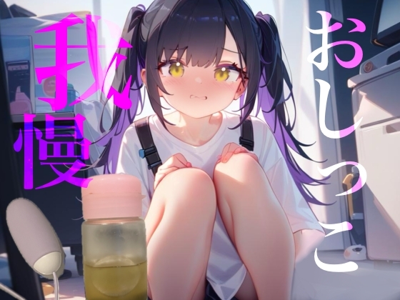 【おしっこ我慢】膣内にバイブを仕込んでおしっこと一緒に出産RTAしちゃう/// 画像1